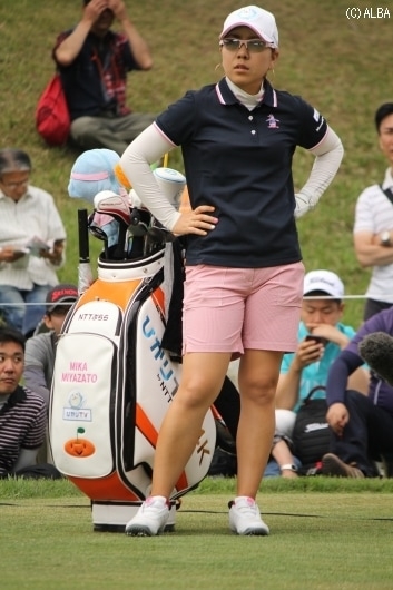 宮里美香は13位とまずまずのスタート！（撮影：ＡＬＢＡ）