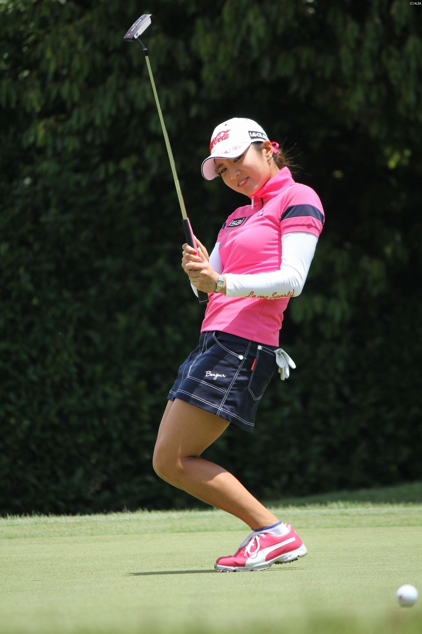 高額賞金大会で今季初Vを挙げたボミ、女王へ一歩前進（撮影：ＡＬＢＡ）