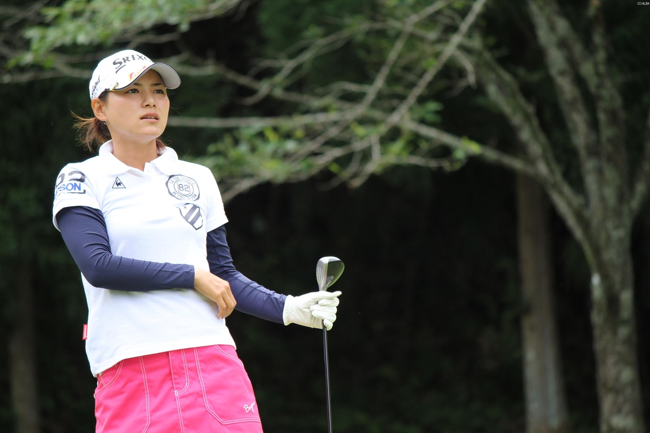 横峯さくらは開幕戦以来の日本ツアーは17位タイ発進（撮影：ＡＬＢＡ）