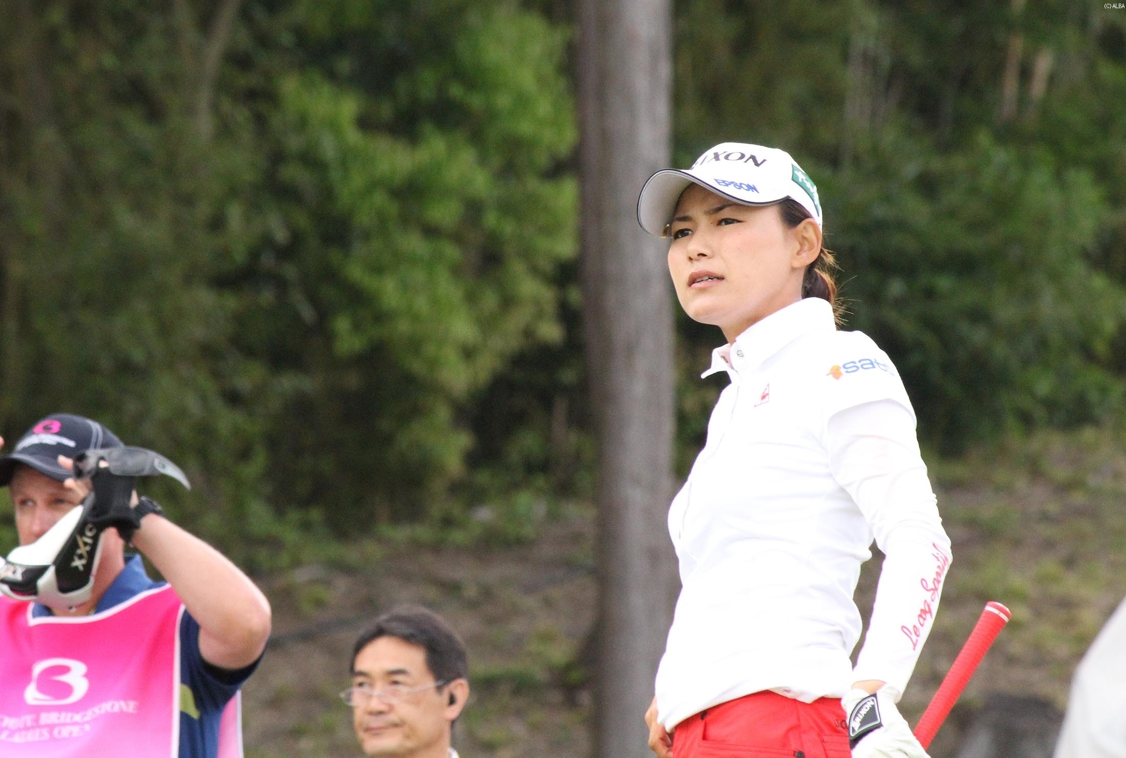 横峯さくら、出入りの激しいゴルフで最下位に（撮影：ＡＬＢＡ）