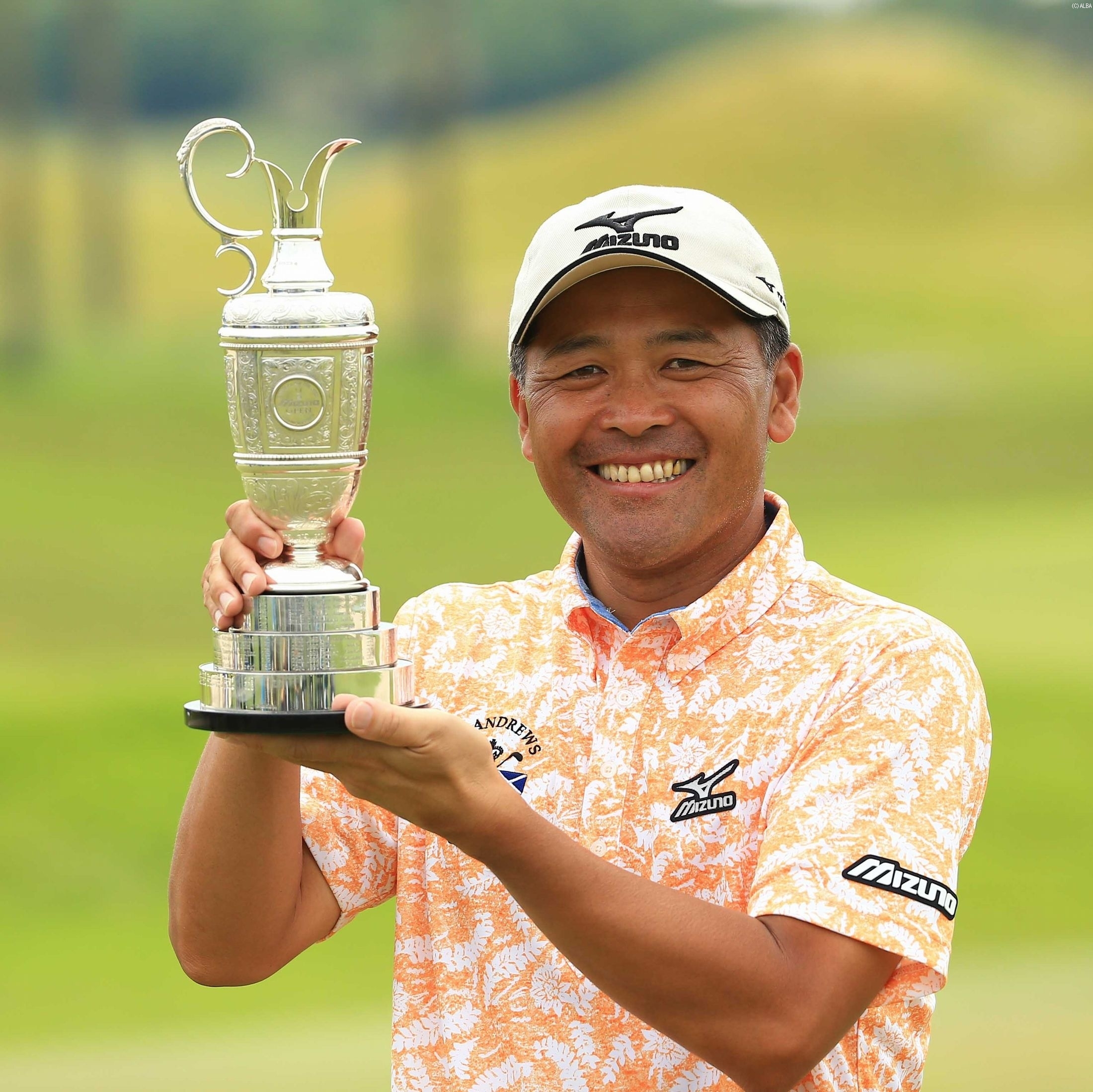 ホストプロの手嶋多一、優勝で全英の切符を手に入れた（撮影：米山聡明）