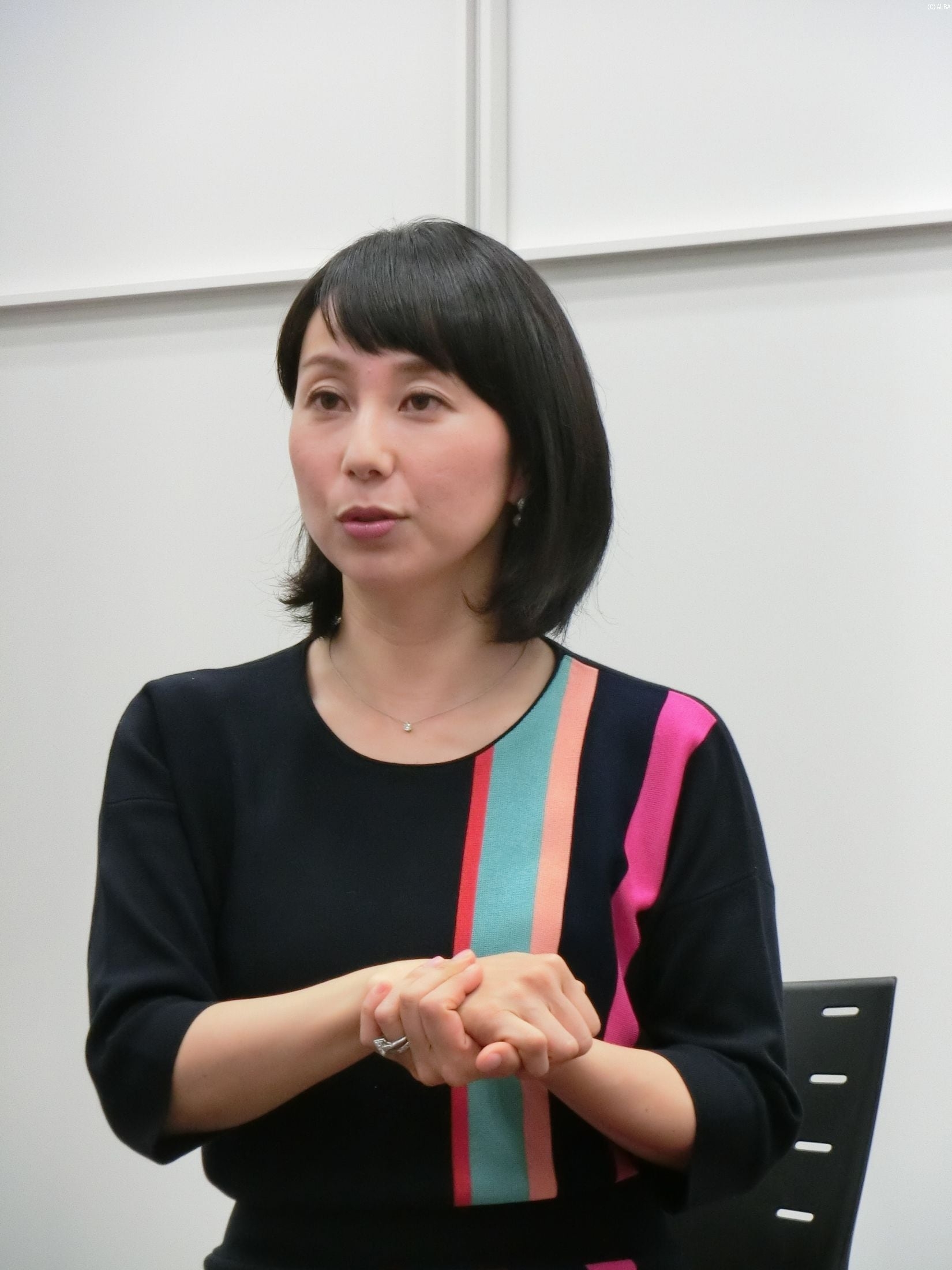 メジャー第2戦の展望を語る東尾理子 今年も解説で渡米する(撮影:ALBA)