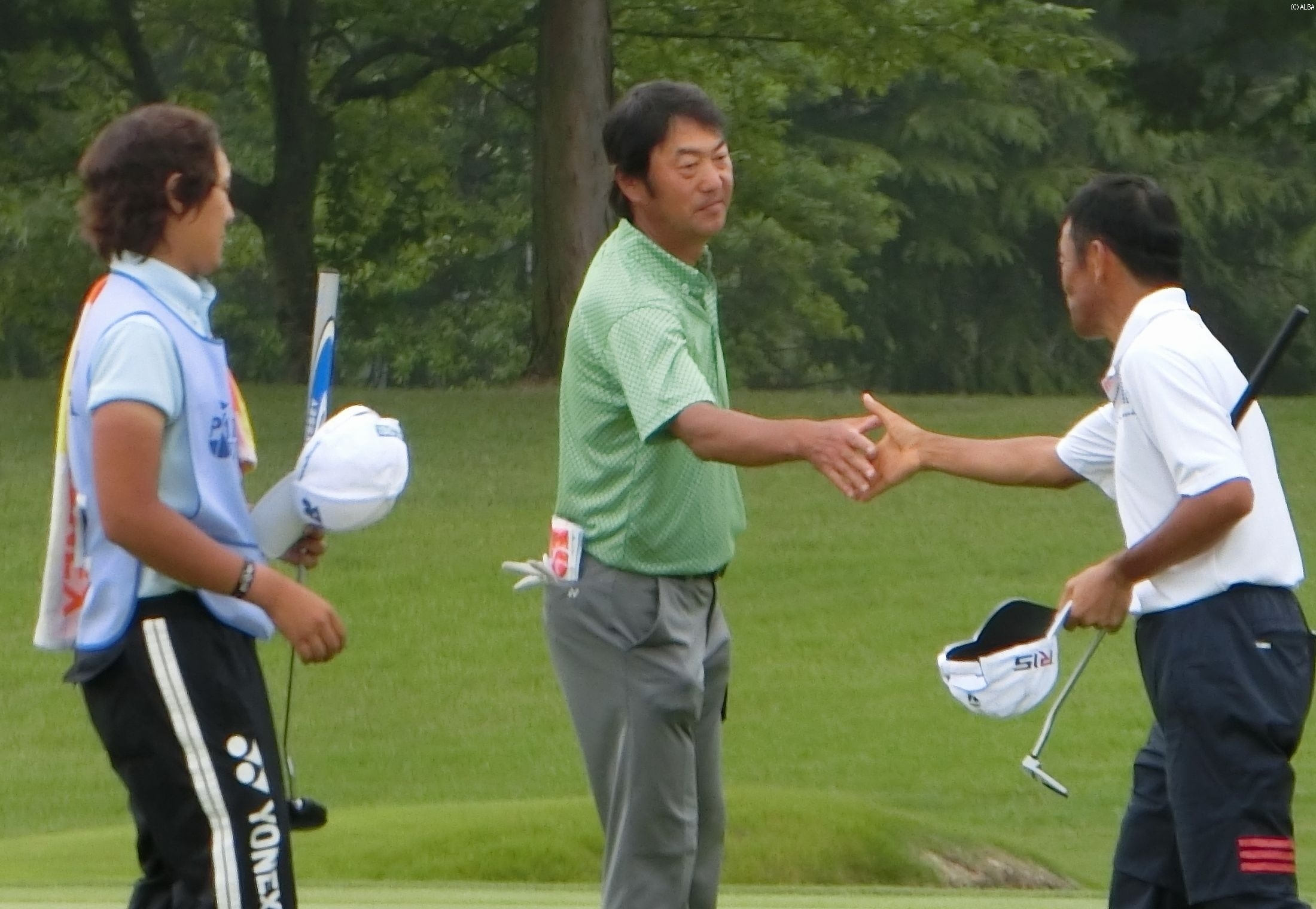 米山剛も今年からシニア入り 初優勝に向けて好スタートだ（撮影：ＡＬＢＡ）
