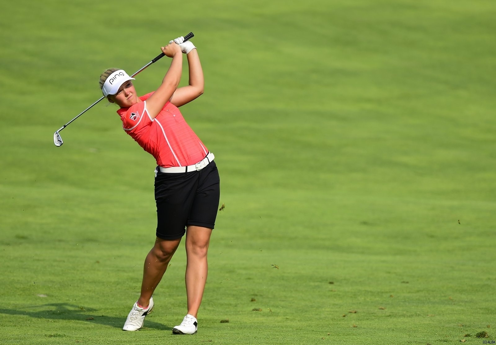 17歳、ブルック・ヘンダーソン!初日は首位と一打差の2位タイでPGA選手権デビューを華々しく飾る(撮影:上山敬太)