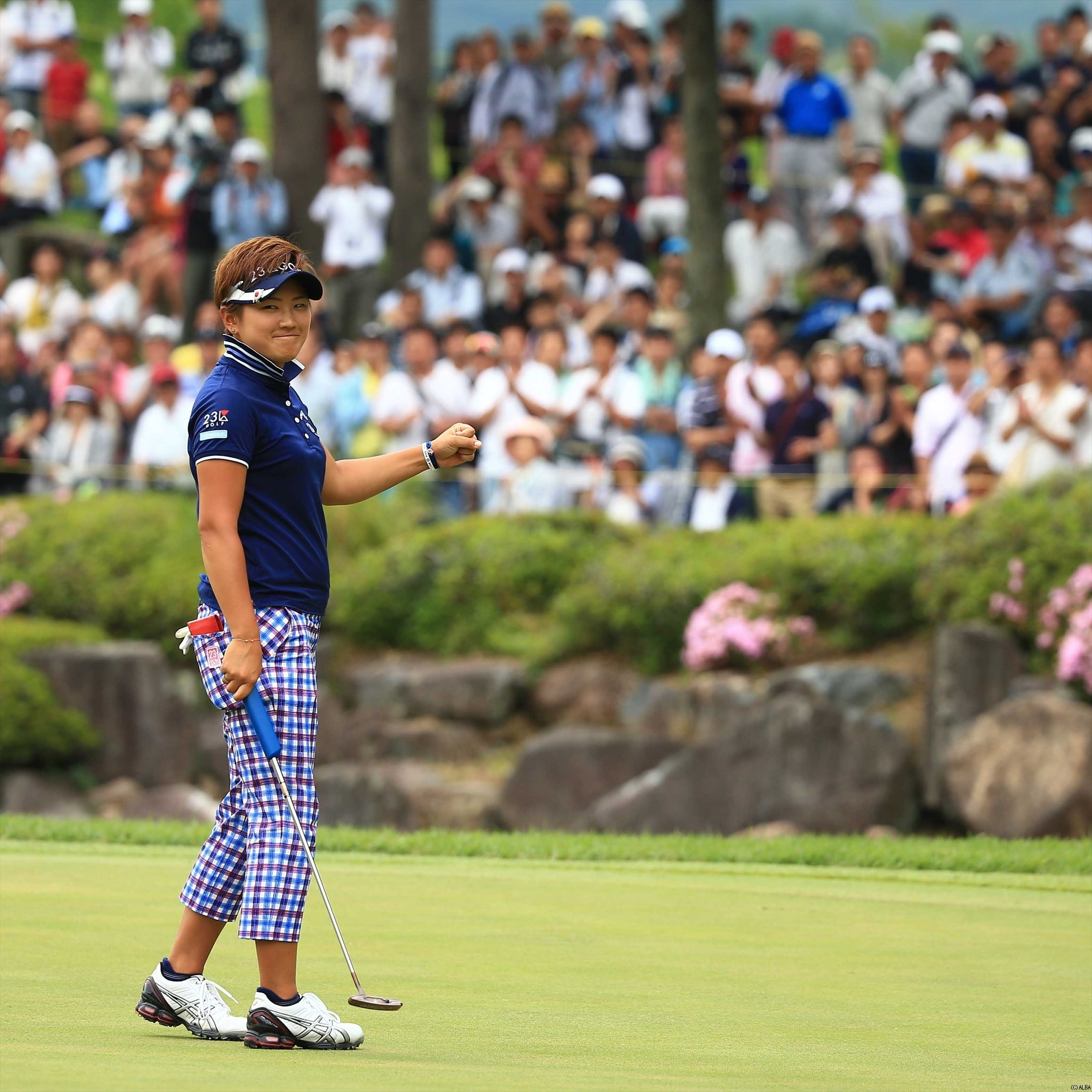 好調の成田美寿々！今季2勝目を果たし、賞金ランキングも5位に浮上した（撮影：米山聡明）