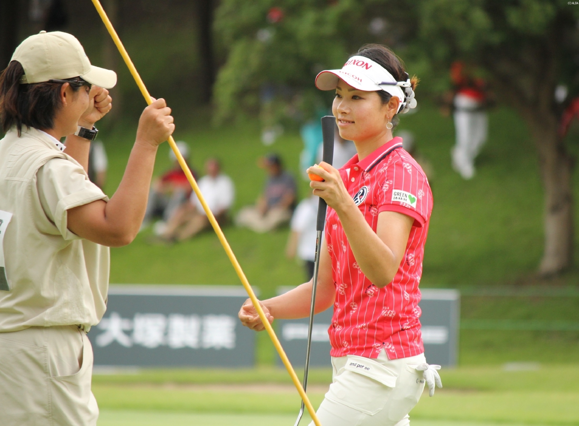 決勝Rで巻き返した森田理香子、後半戦の活躍に期待！（撮影：ＡＬＢＡ）