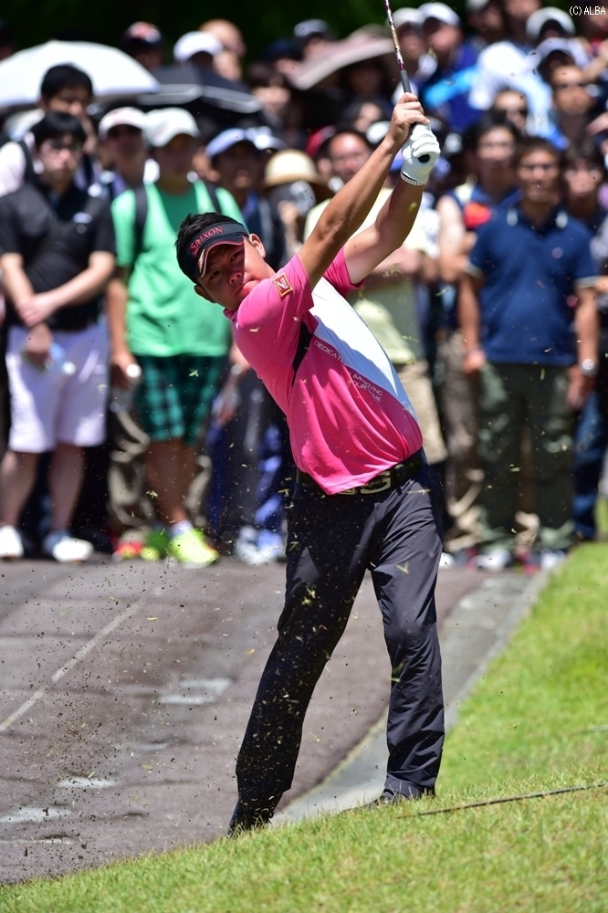 地元山梨の小池、自己ベストの4位T最後は優勝を意識したのか、4位タイでフィニッシュ（撮影：岩井康博）