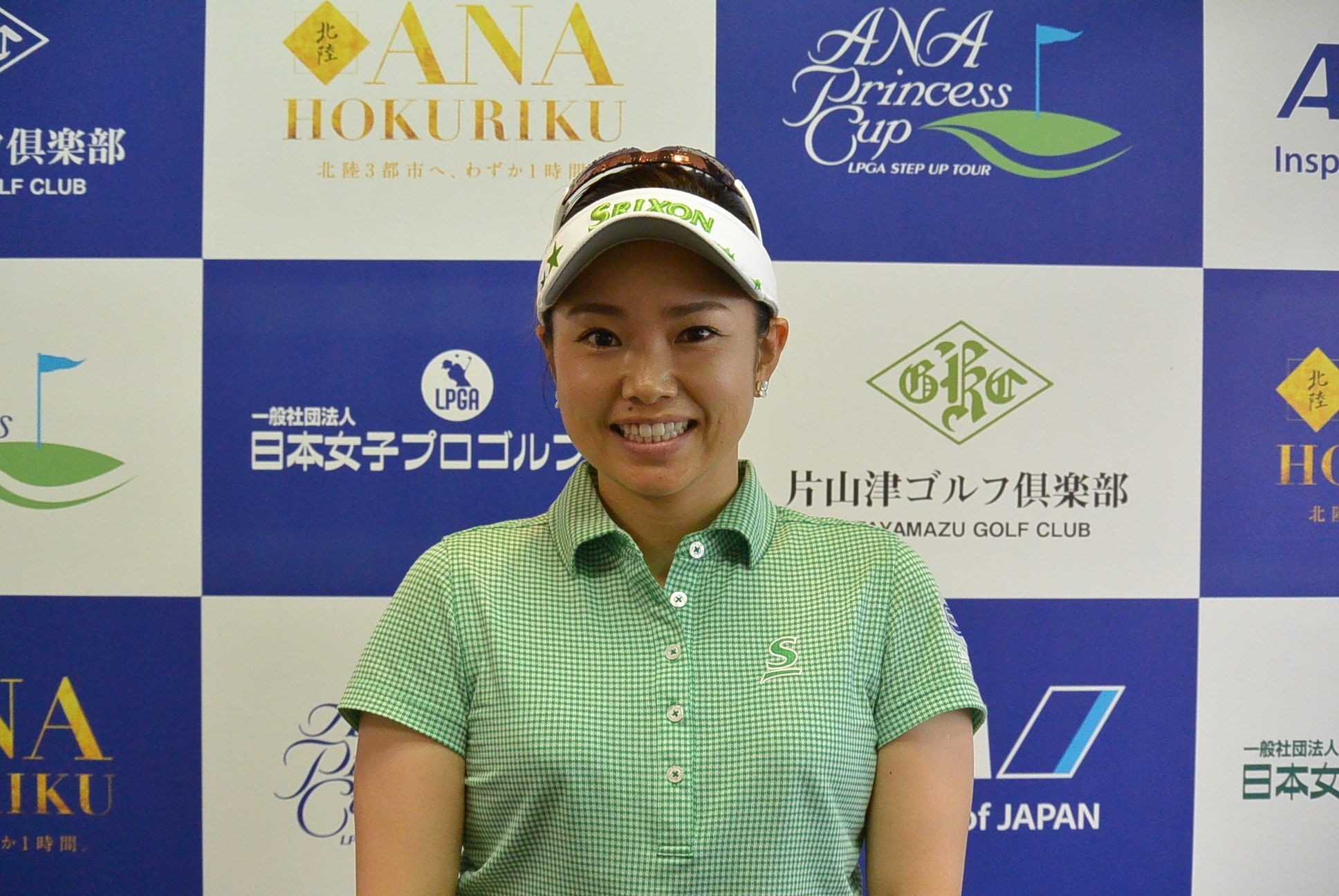 初日首位タイスタートの青山 （写真提供：LPGA）