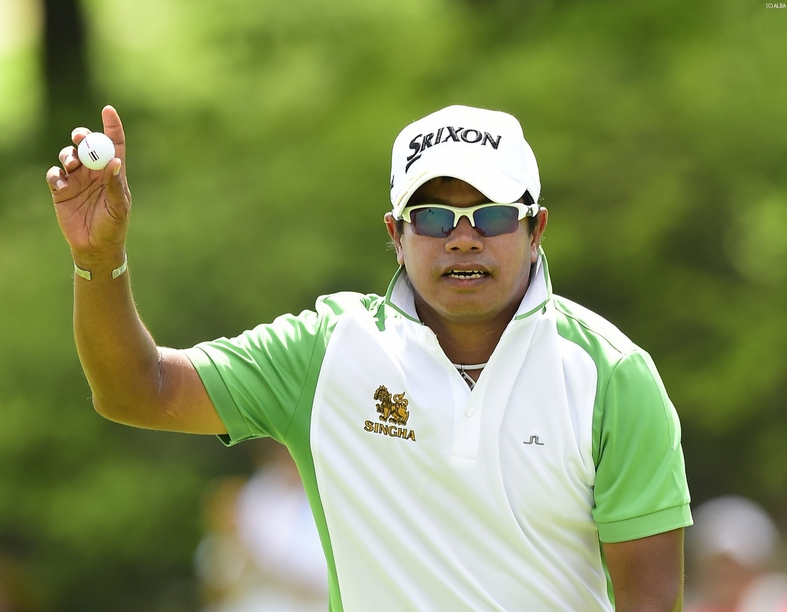 ダンロップになってから2年で8勝しているというマークセン、ボールはNEW SRIXON Z-STAR XV（撮影：上山敬太）