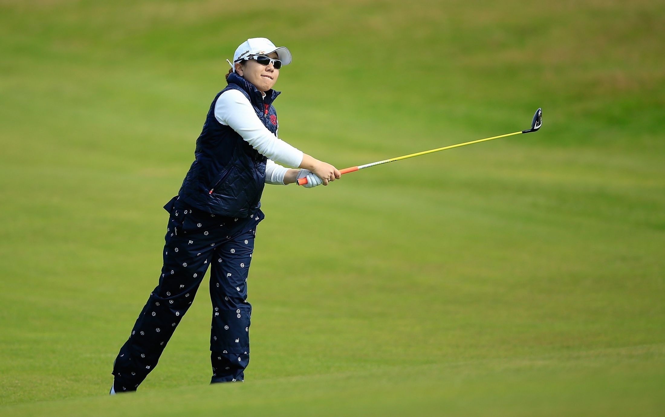 首位と3打差の6位タイにつけた宮里美香(Photo by David Cannon/Getty Images)