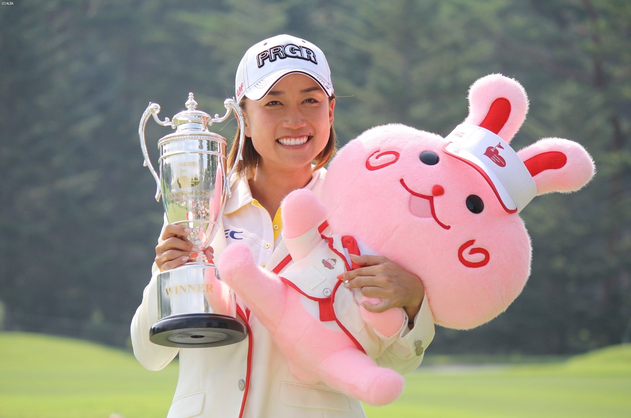 原江里菜が韓国の実力者たちを振り切り今季初V（撮影：ＡＬＢＡ）