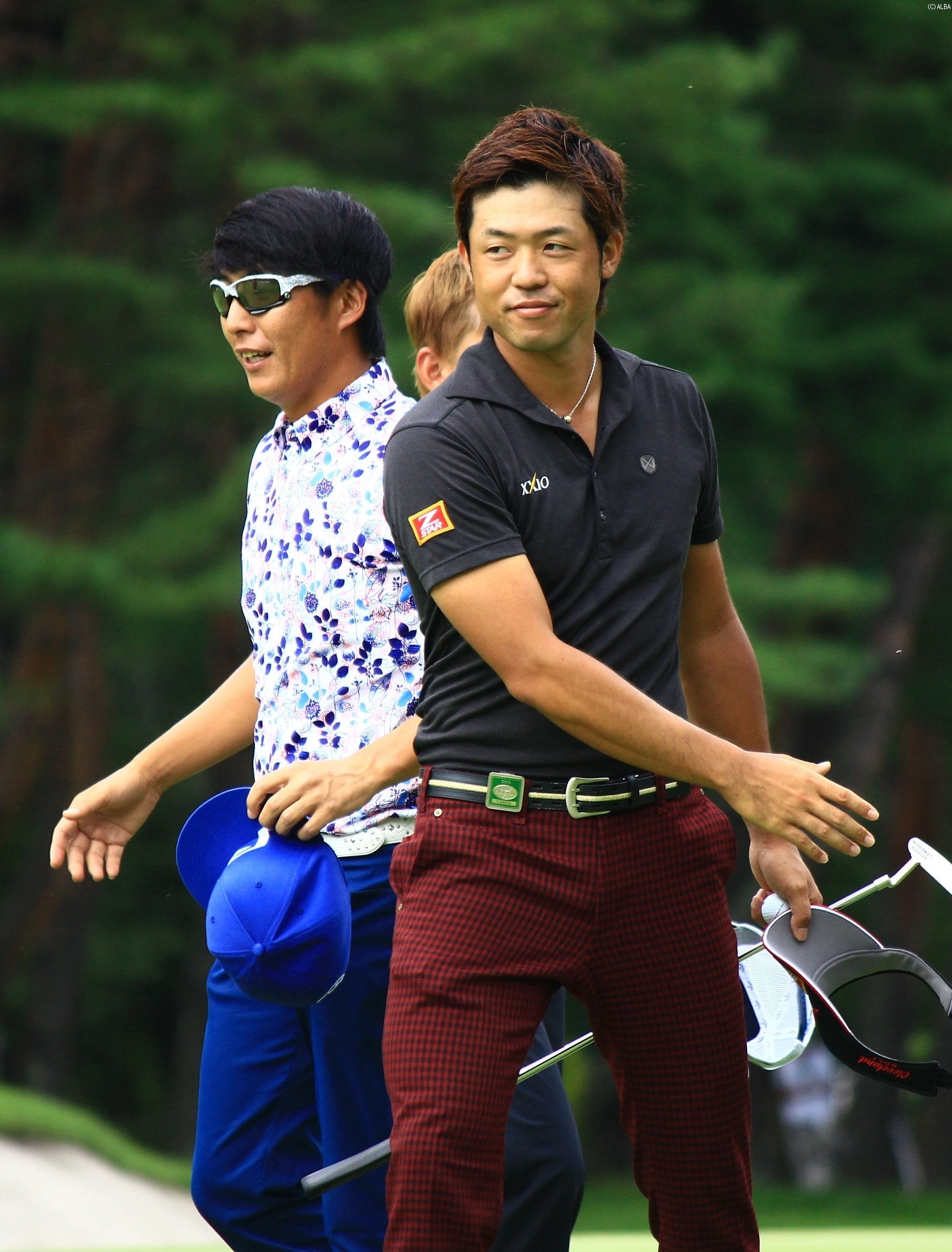飛距離が活きた額賀！今季2度目の予選通過なるか（撮影：ALBA）