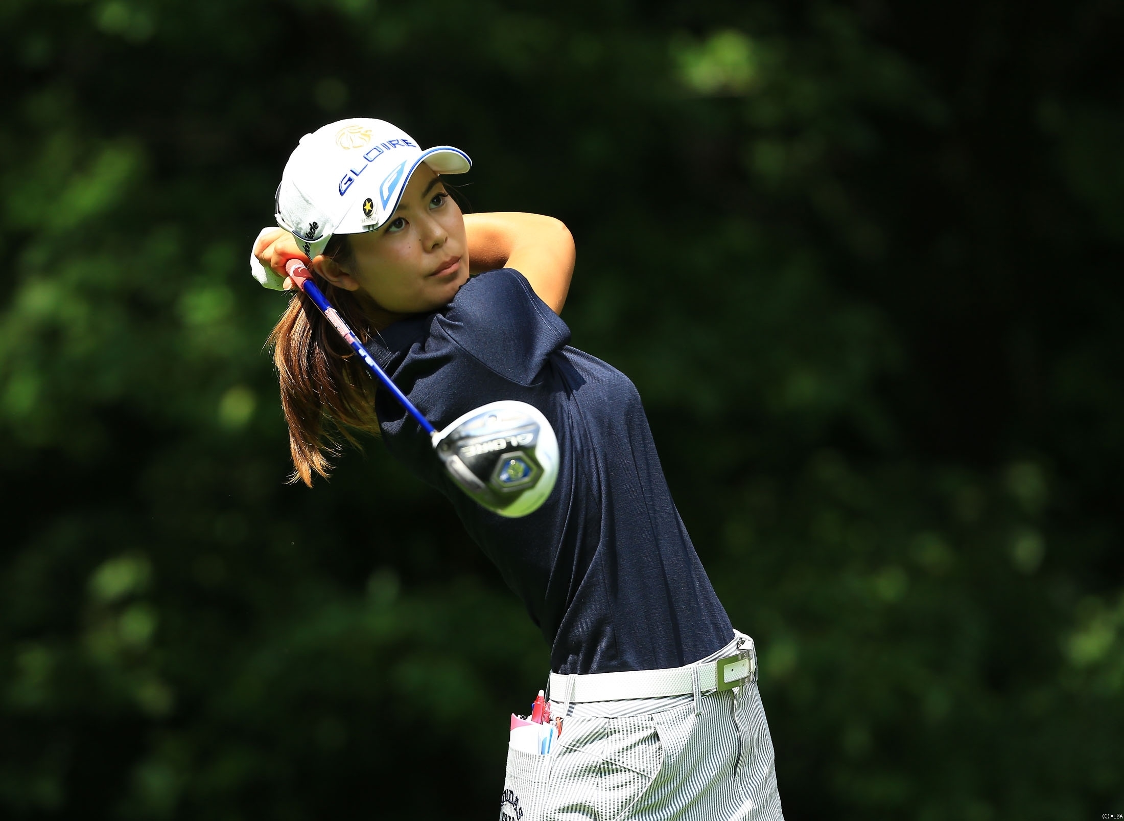 歴代女王の前で4位発進を見せた松森彩夏（撮影：福田文平）