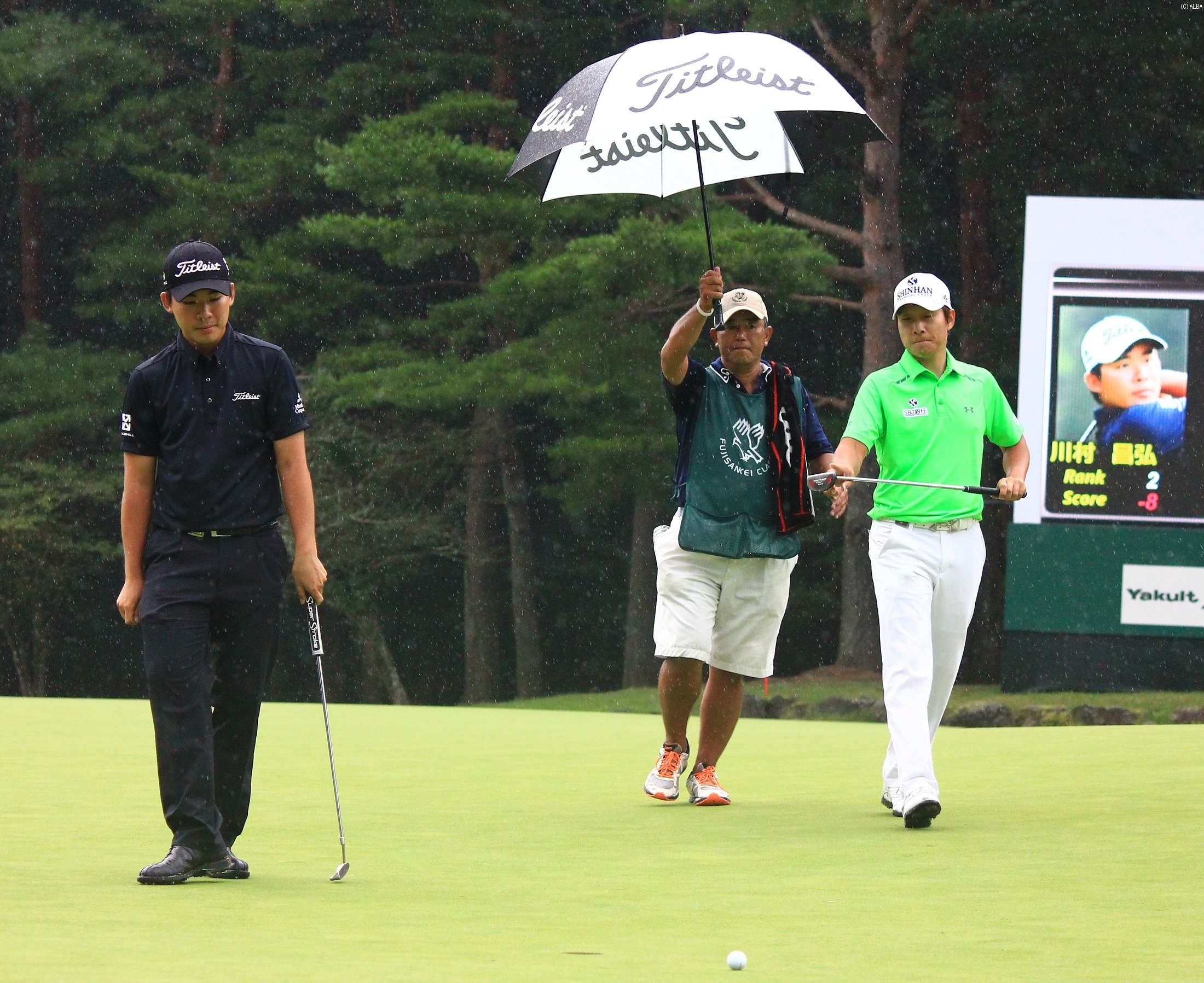 川村昌弘、ツアー2勝目にあと一歩だったが…（撮影：ALBA）