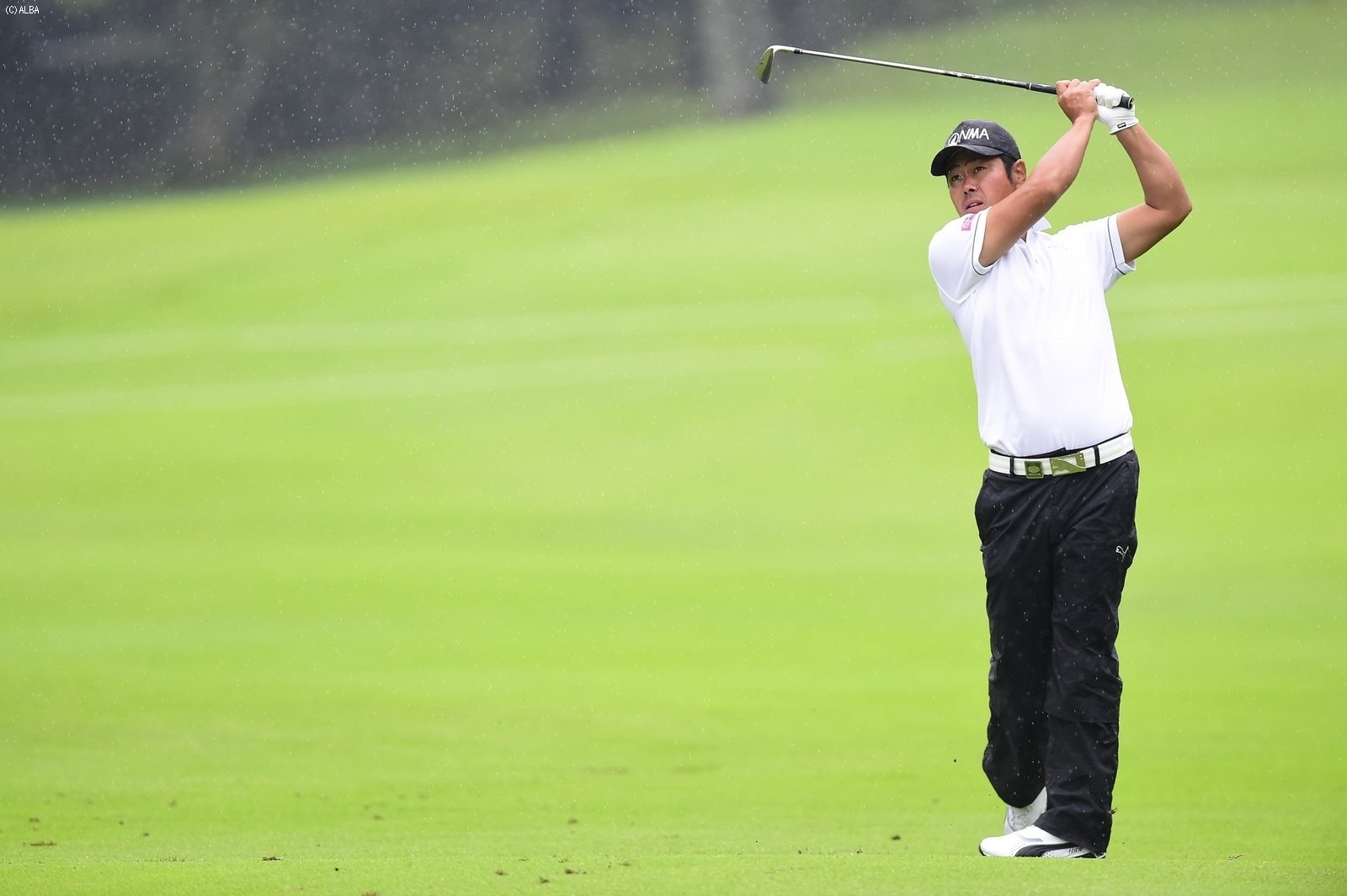 谷原秀人 久々の上位で決勝ラウンドへ（撮影：上山敬太）