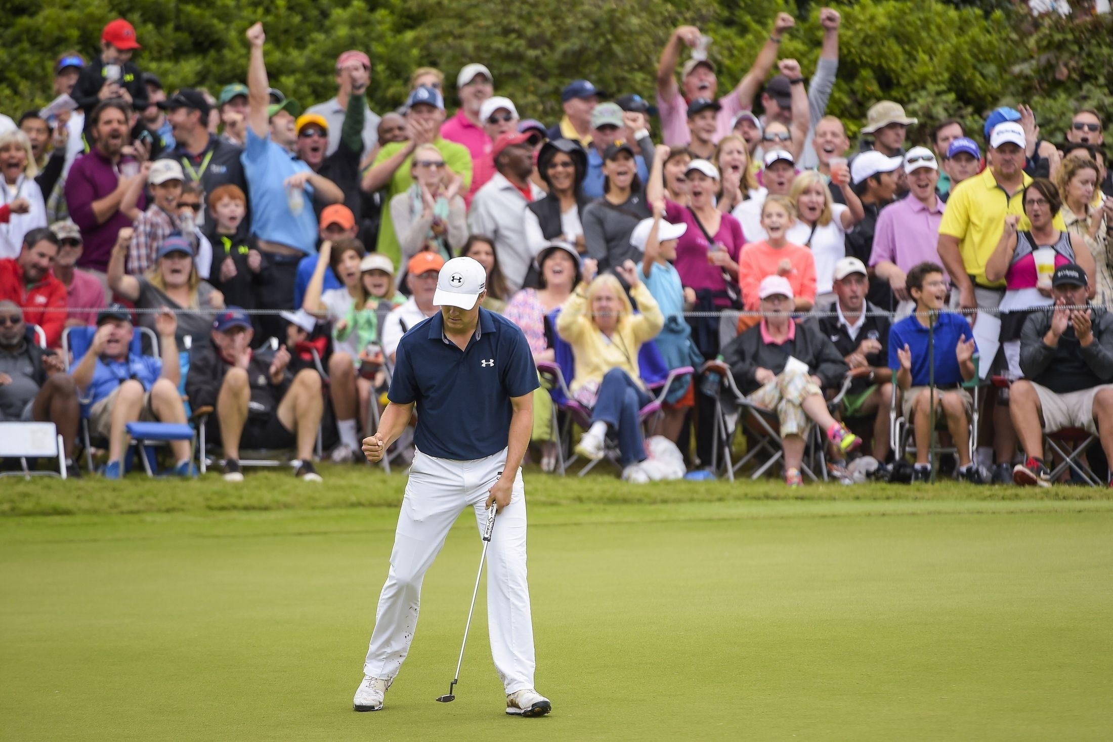 有終V！最終戦を制して年間王者に輝いたジョーダン・スピース(Photo by Chris CondonPGA TOUR)