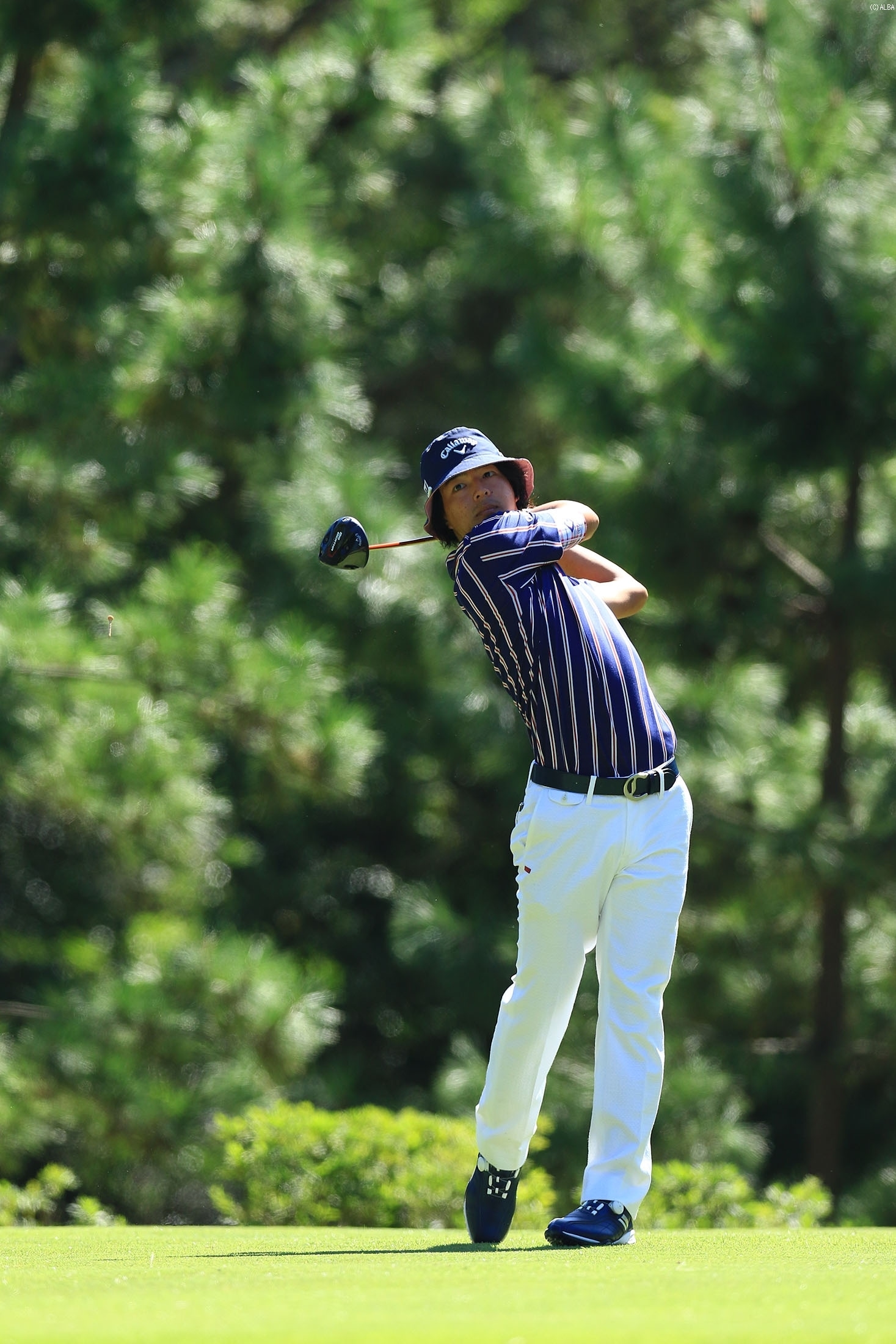 石川遼、順位は落としたが1打差で最終日へ（撮影：岩本芳弘）