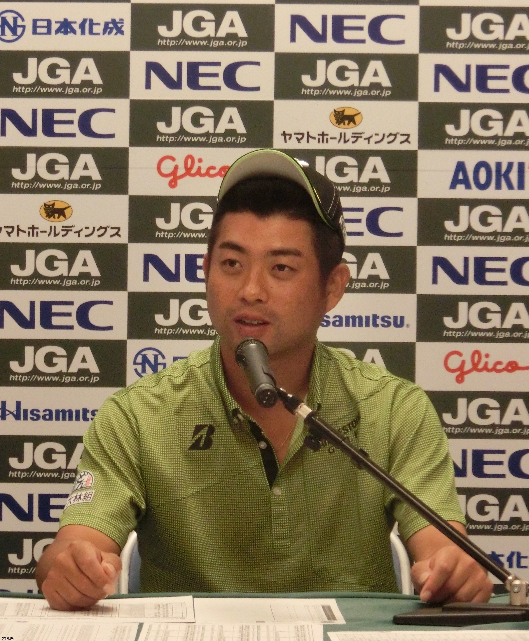 パー5が4つあるコースを警戒する池田　4試合連続トップ10ながら優勝できない流れを打破できるか（撮影：ALBA）