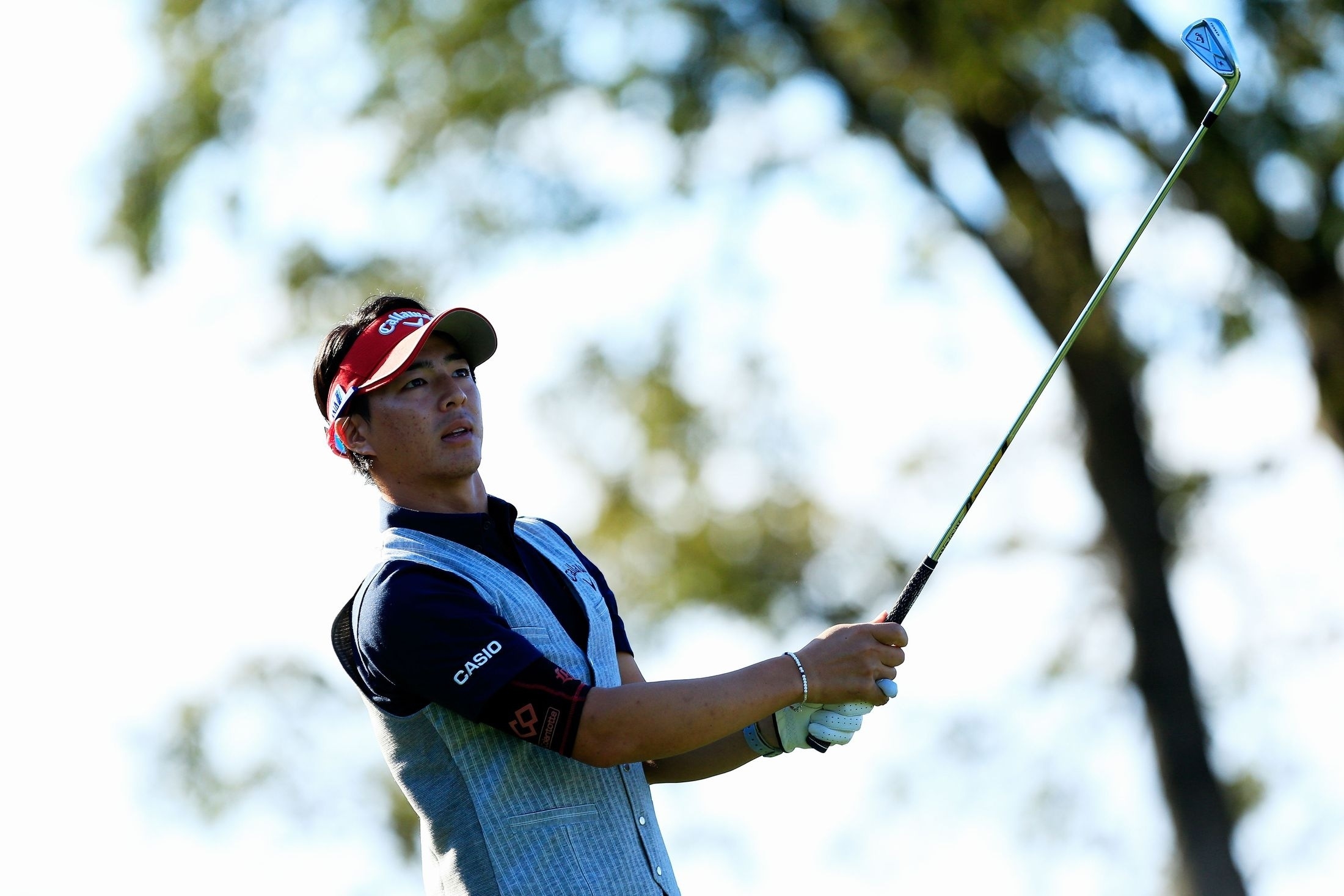 初日は出遅れも…石川遼は内容に納得(Photo by Cliff HawkinsGetty Images)