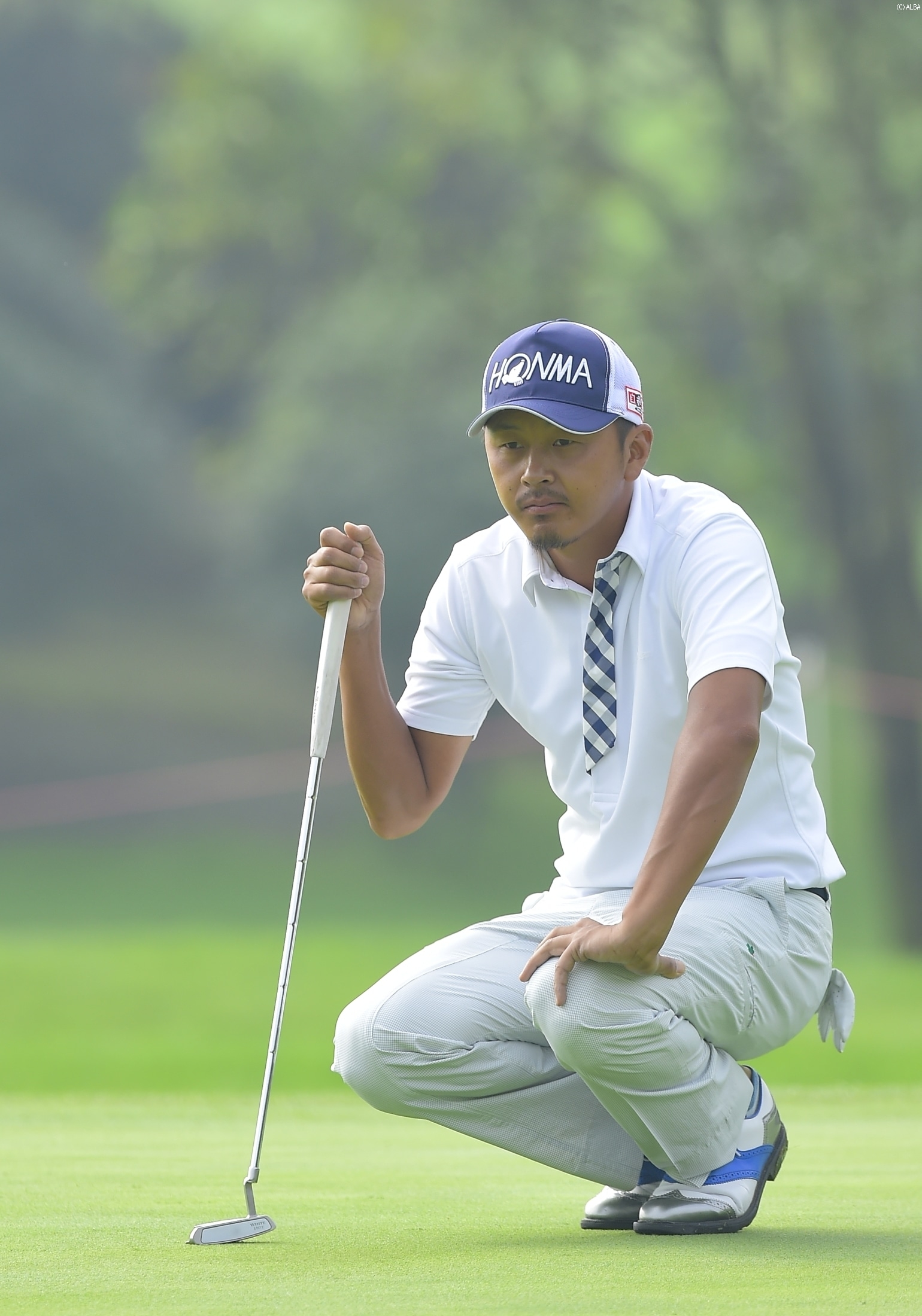 安定したプレーでも、本人は納得いかず（撮影：上山敬太）