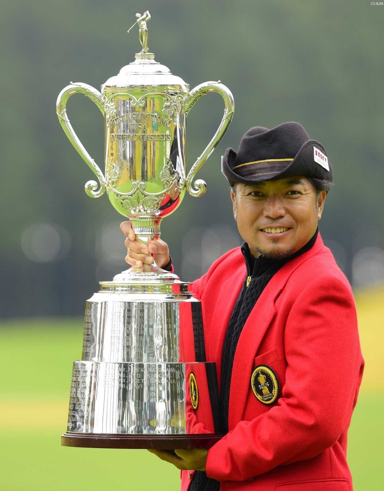 思わぬ形で29勝目を手にした片山晋呉！（撮影：上山敬太）