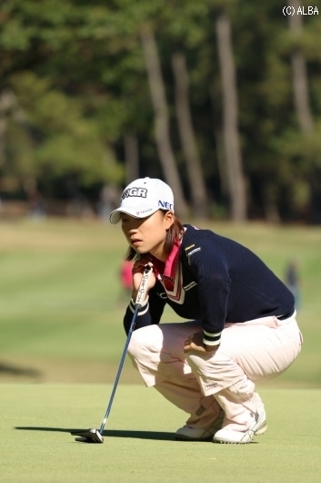 原江里菜が首位に浮上！（撮影：ALBA）
