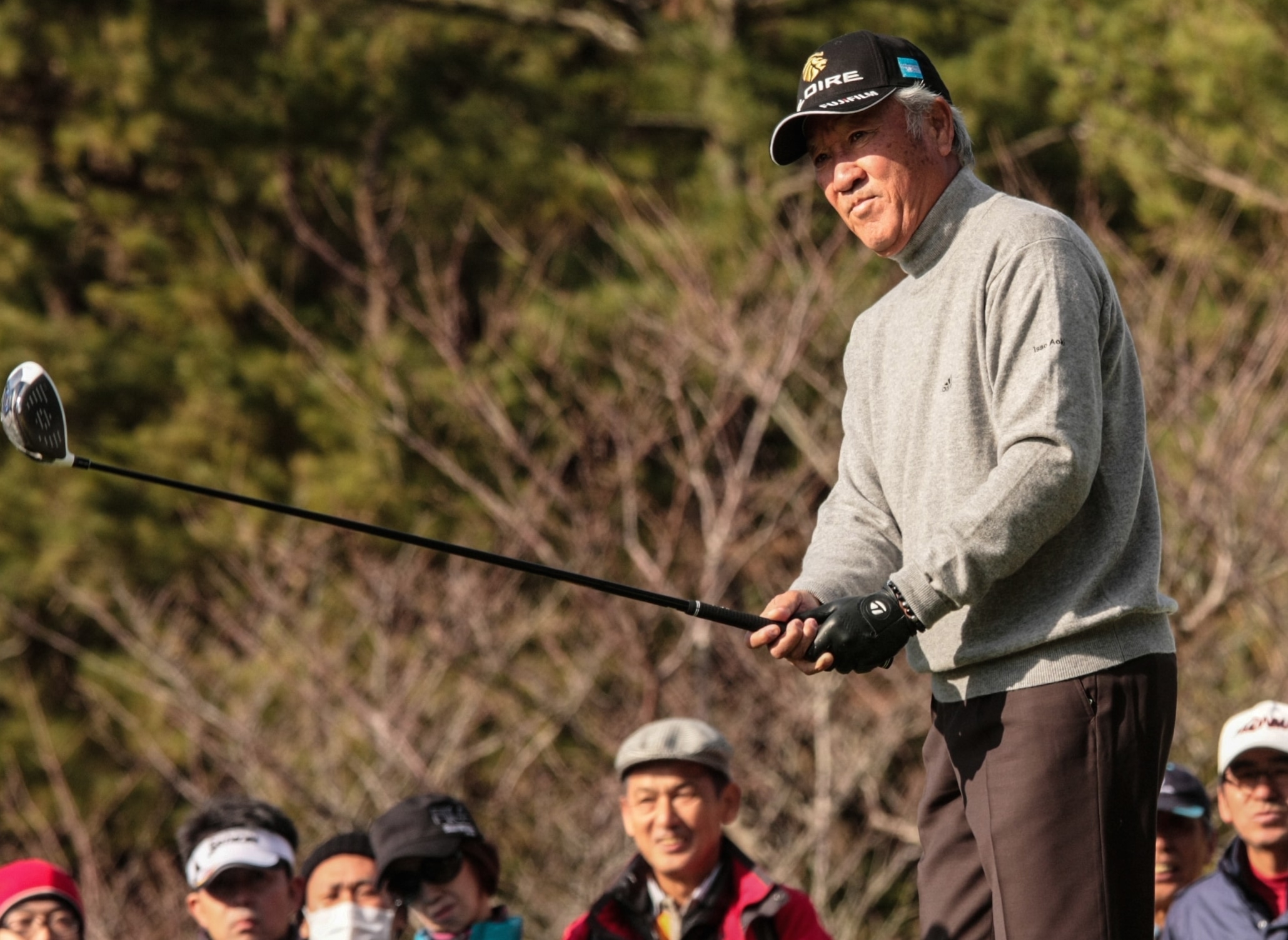 通算9回目のエージシュート達成した青木功（写真提供：日本プロゴルフ協会）