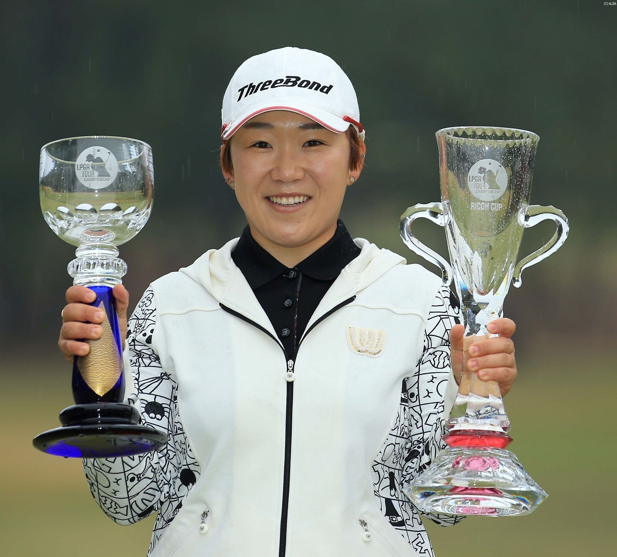 申ジエ、圧勝で国内メジャー初制覇!(撮影:米山聡明)
