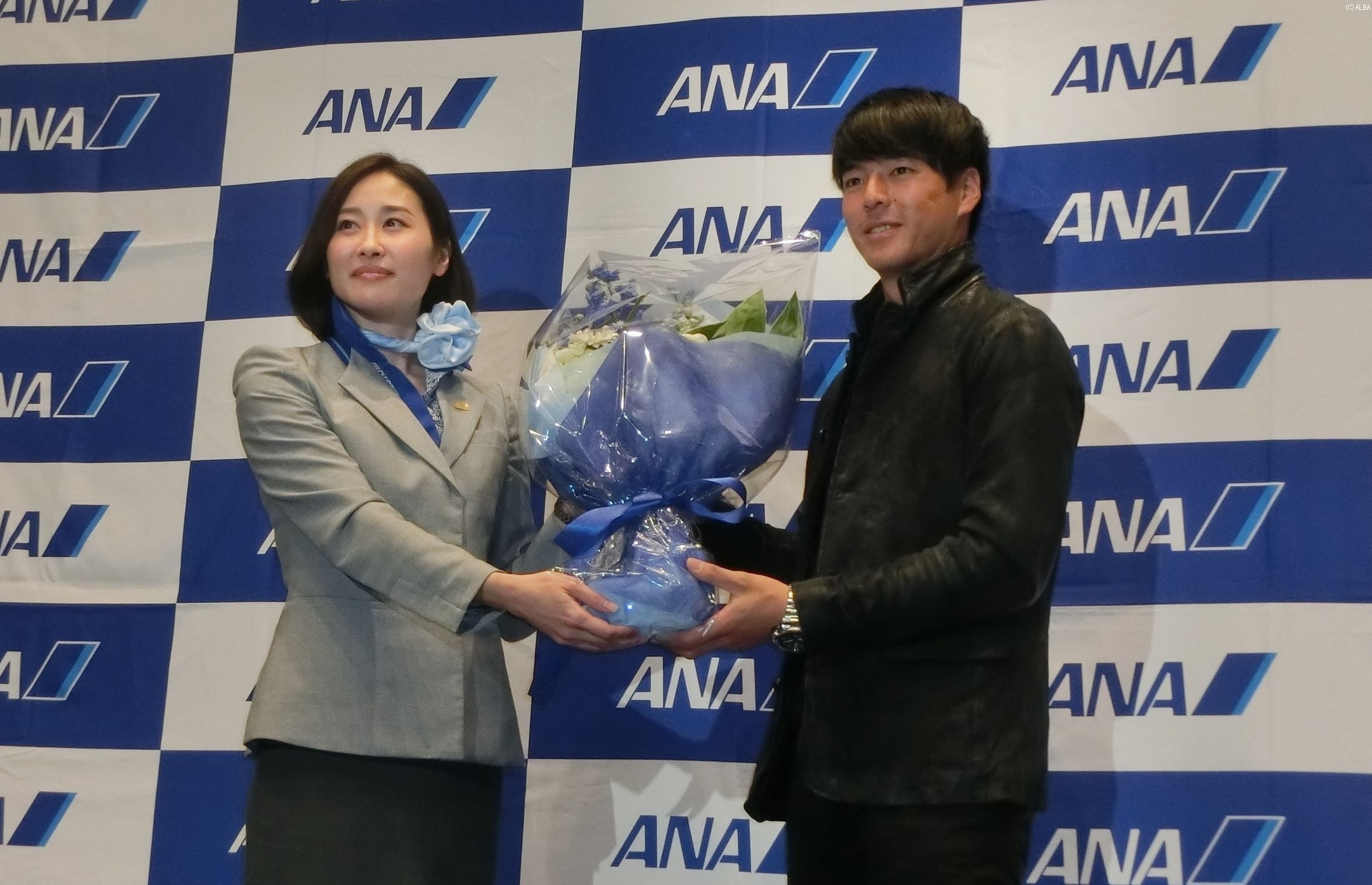 出国会見でオリンピックへの意欲を見せた石川遼 日の丸を背負ってリオの地を目指す（撮影：ALBA）