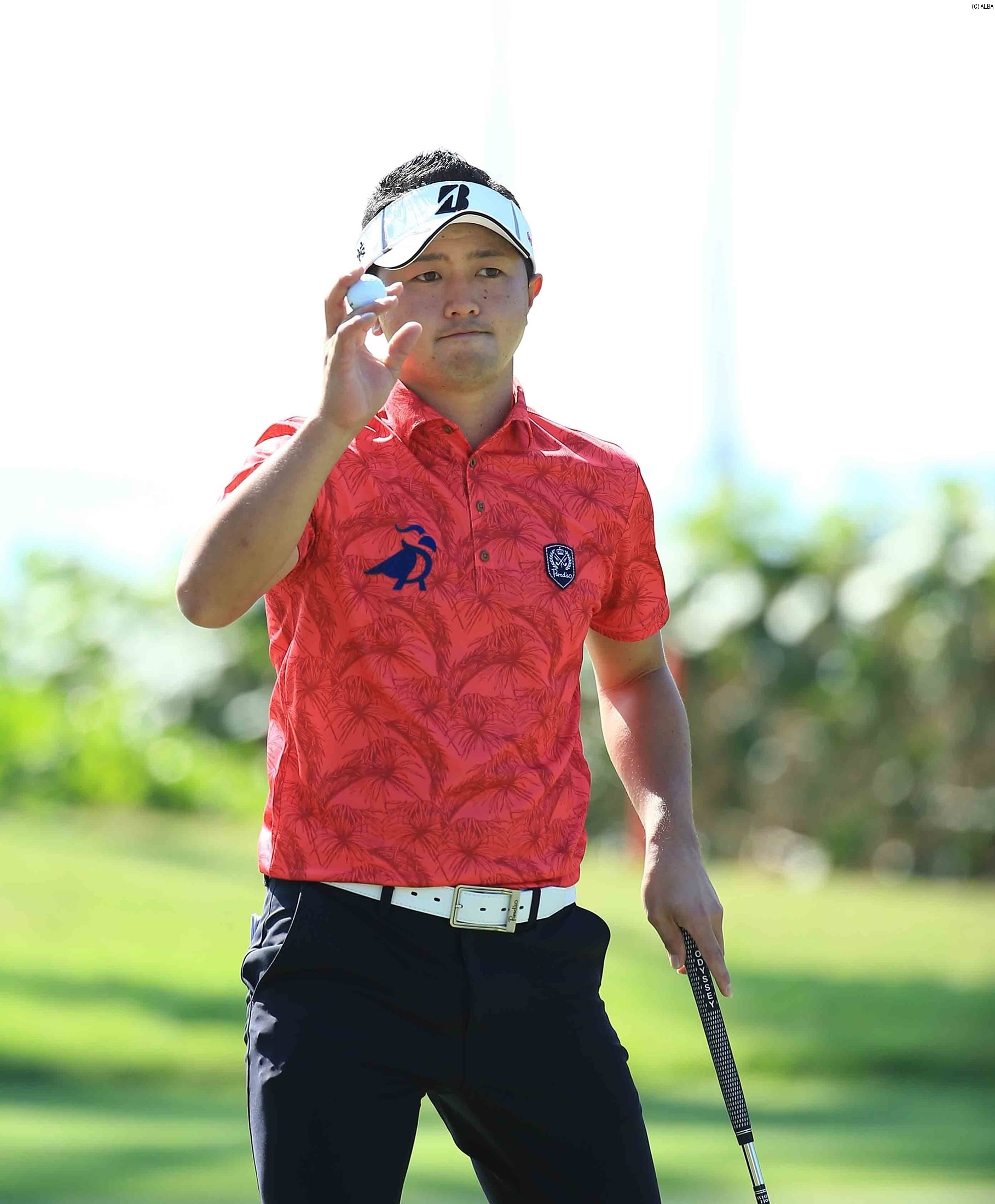 首位と3打差の20位タイにつけた片岡（撮影：米山聡明）