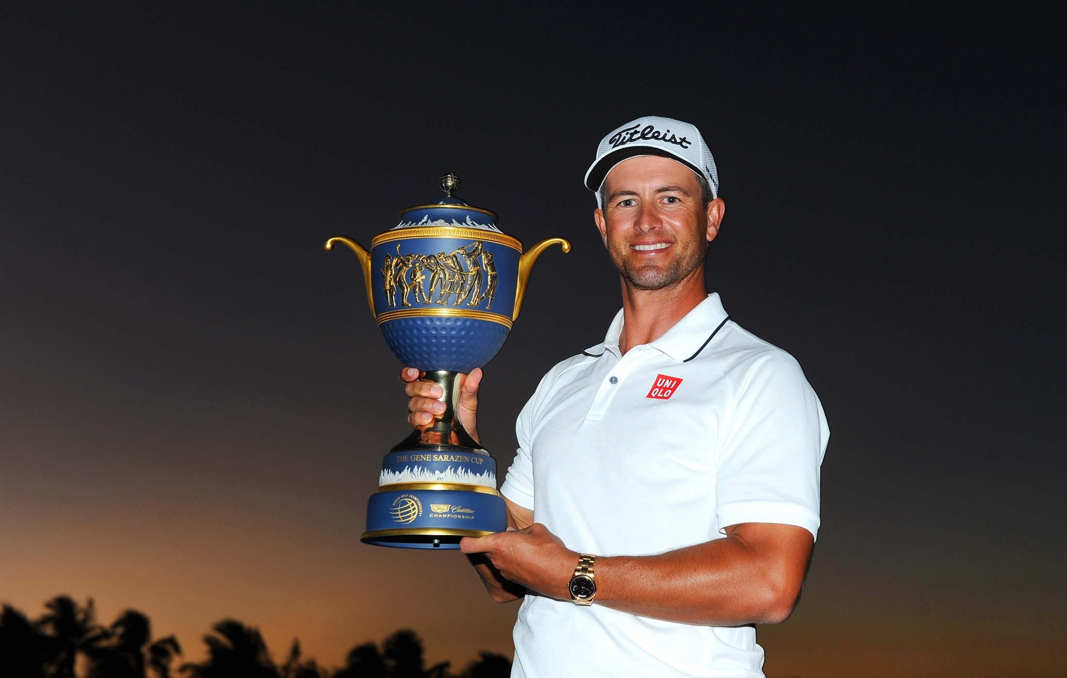 7バーディを奪い逆転優勝を飾ったアダム・スコット(Getty Images)