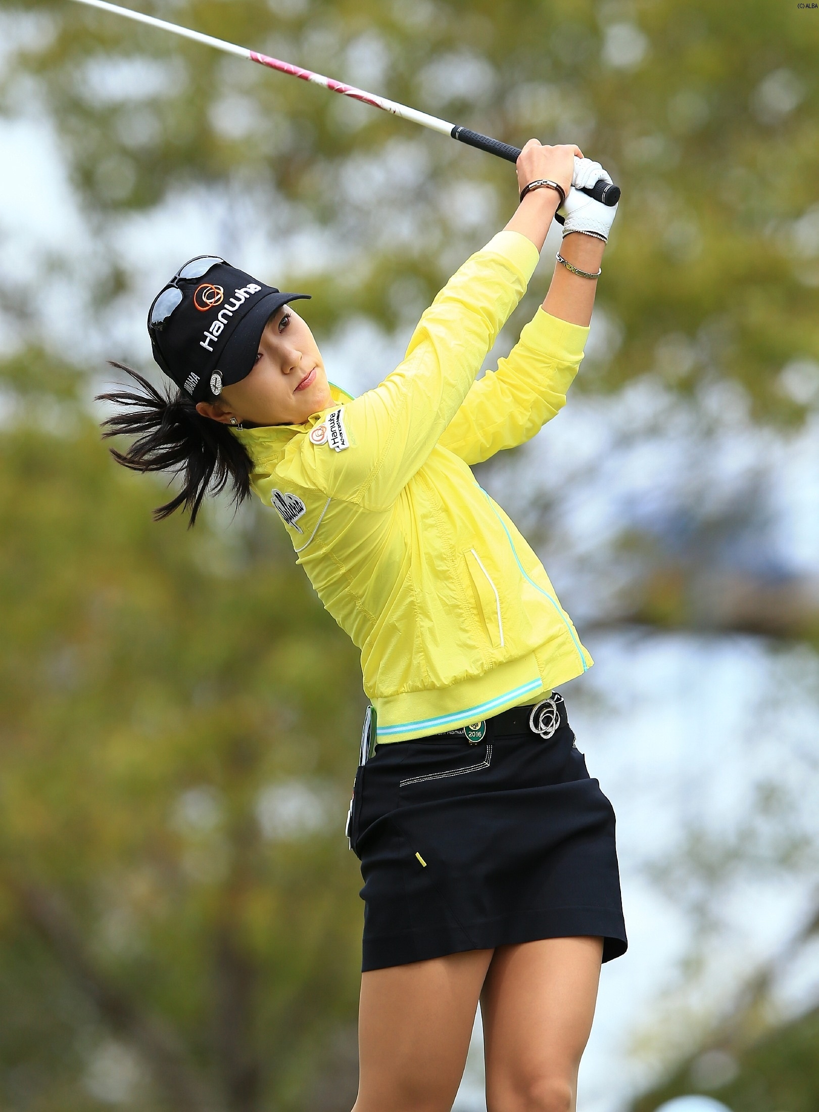 ユン・チェヨン、2度目の挑戦で優勝に王手！（撮影：岩本芳弘）