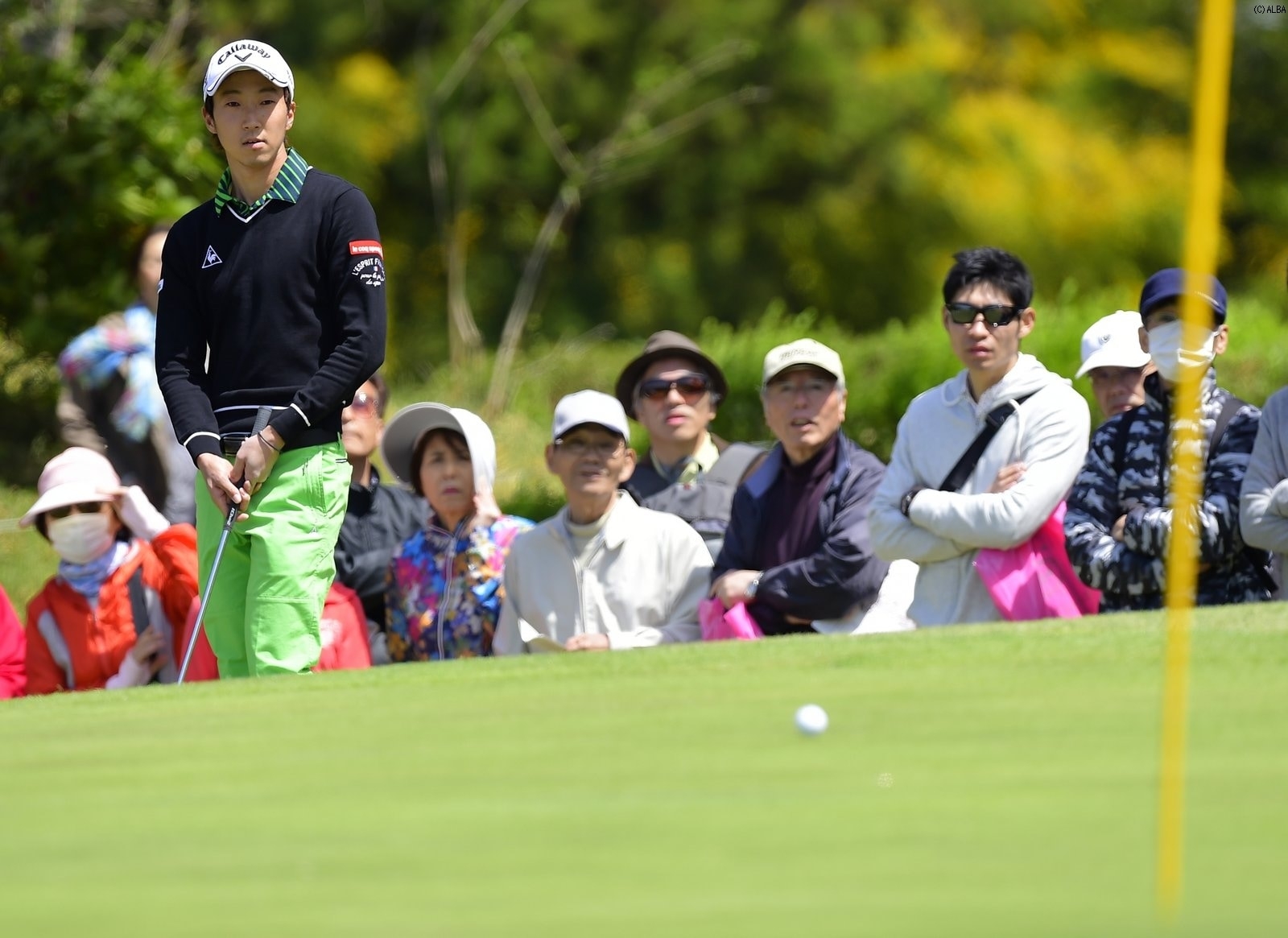 初日首位タイから6位に後退した重永（撮影：上山敬太）