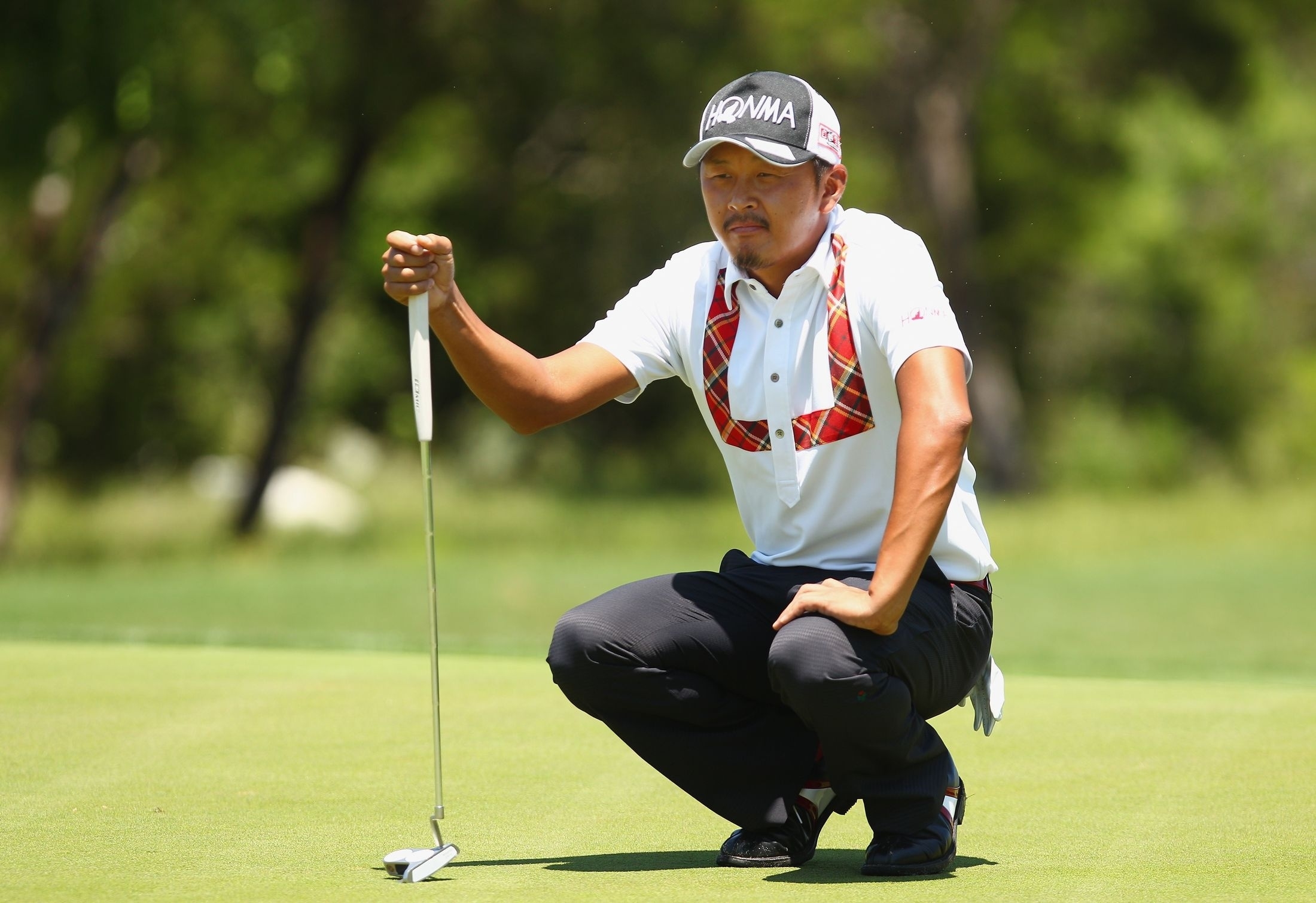 岩田、初日は1バーディ・ノーボギーとスコアはあまり動かなかった（撮影：GettyImages）