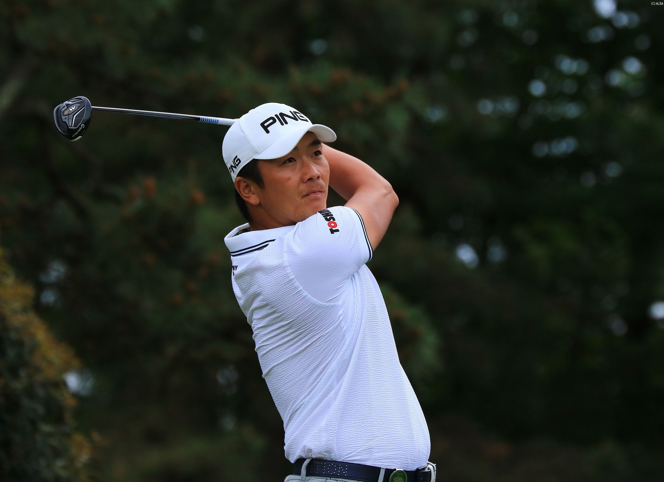 4アンダー5位タイで決勝に進む熊本出身の永野竜太郎（撮影：ALBA）