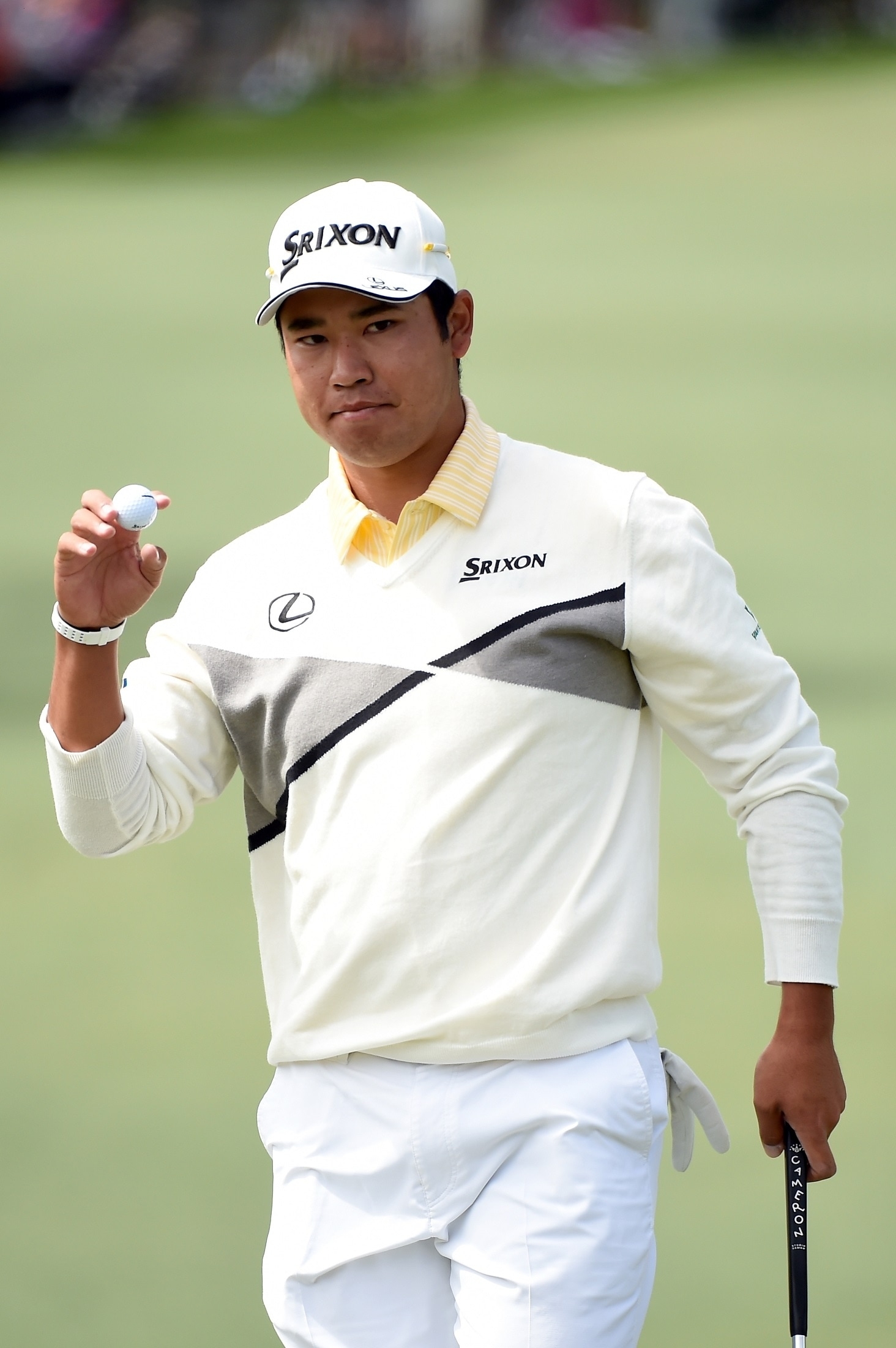 今季1勝の松山は上位をキープ ※写真はマスターズ最終日（撮影：GettyImages）
