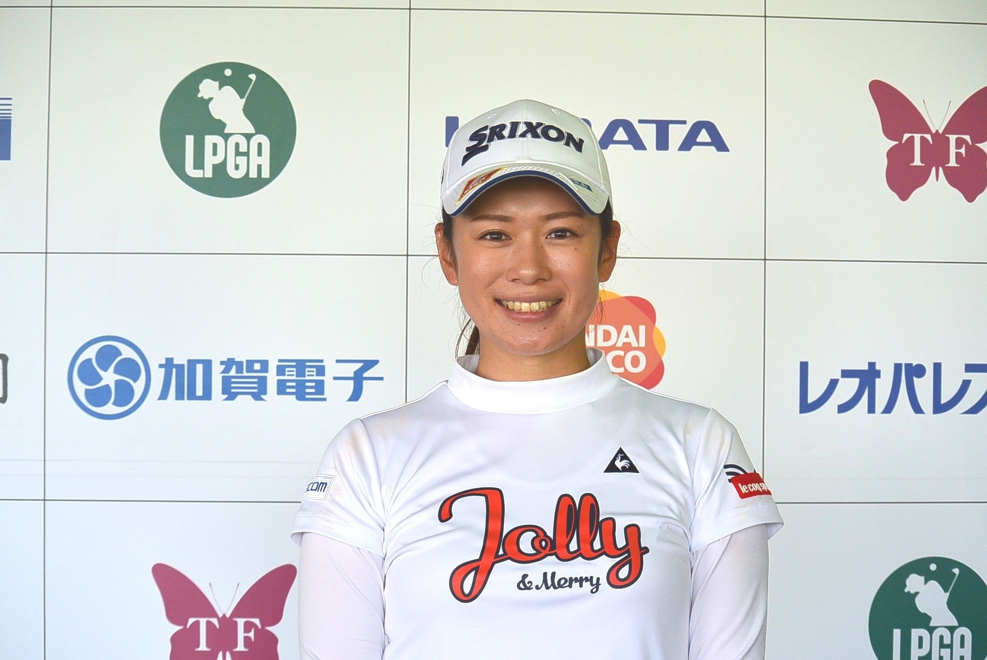 単独首位で最終日を迎える小橋（写真提供：日本女子プロゴルフ協会）