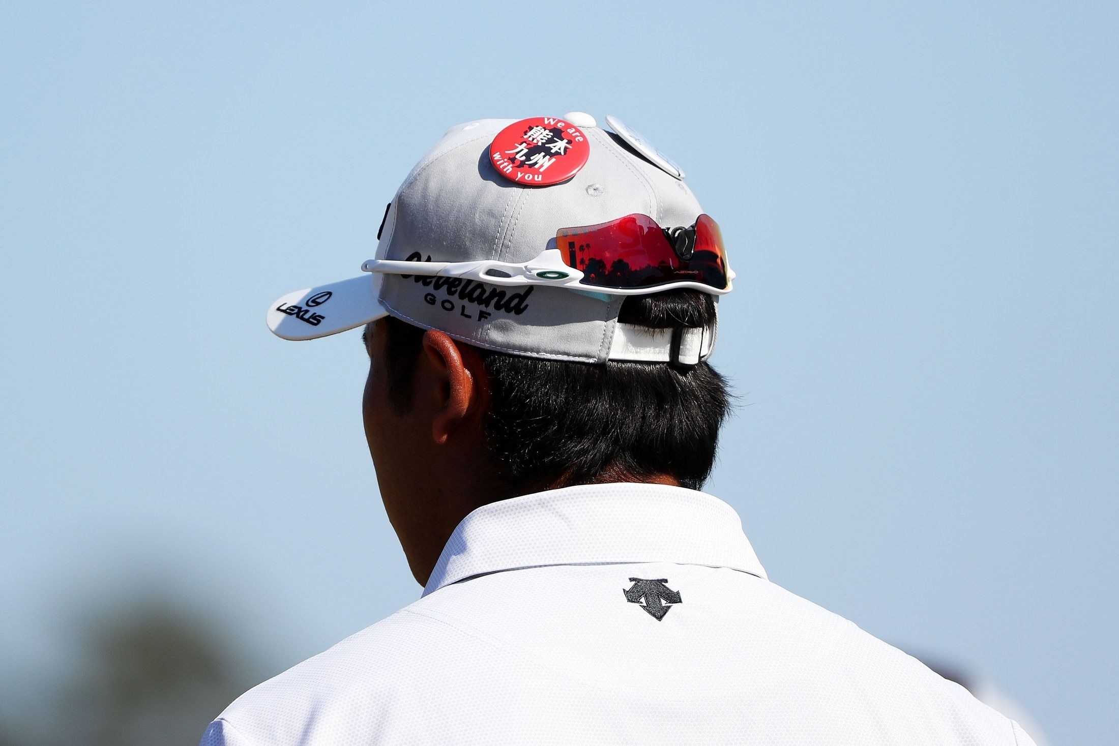 松山の好プレーでバッジも米国メディアから注目された（撮影：GettyImages）