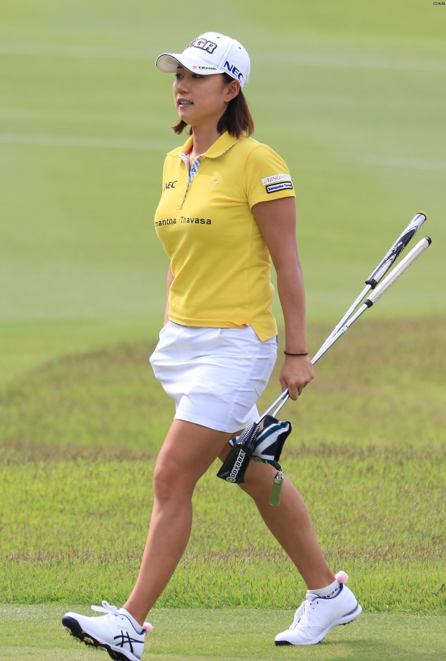 地元で通算3勝目を目指す原江里菜(撮影:ALBA)