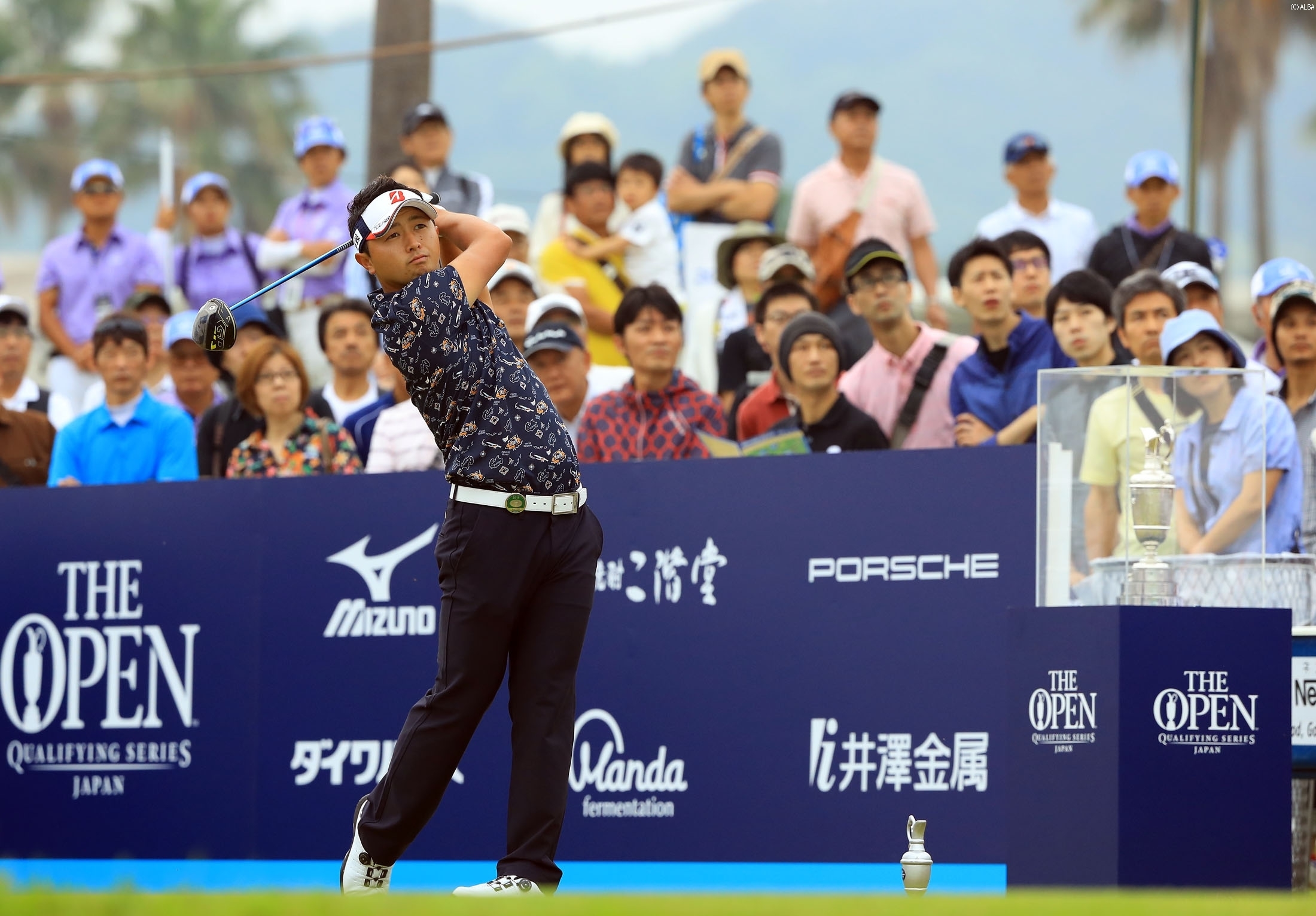 66で9位タイに浮上 片岡大育は全英を狙える位置に（撮影：福田文平）