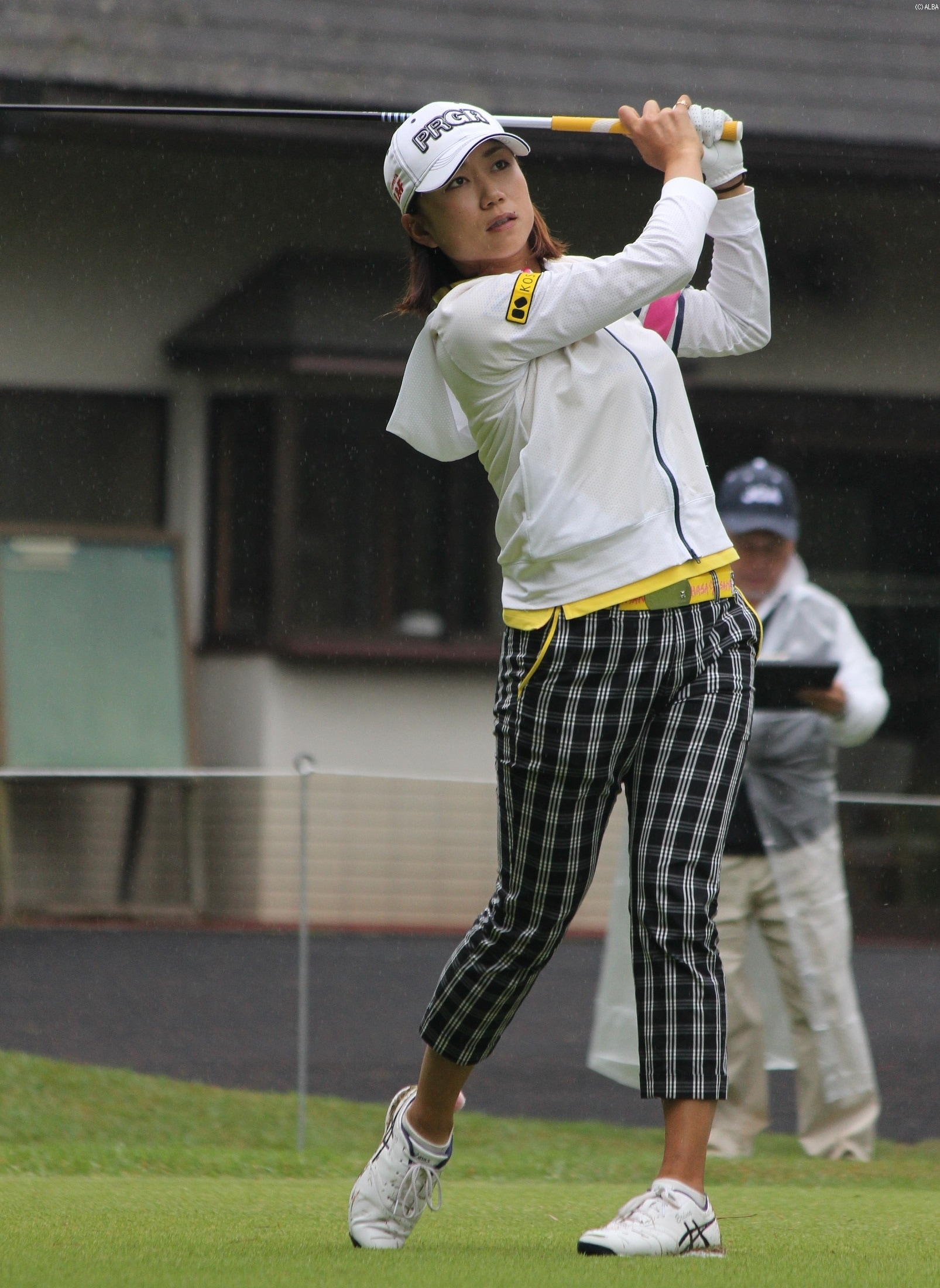 トップ通過を決めた原江里菜（撮影：ALBA）