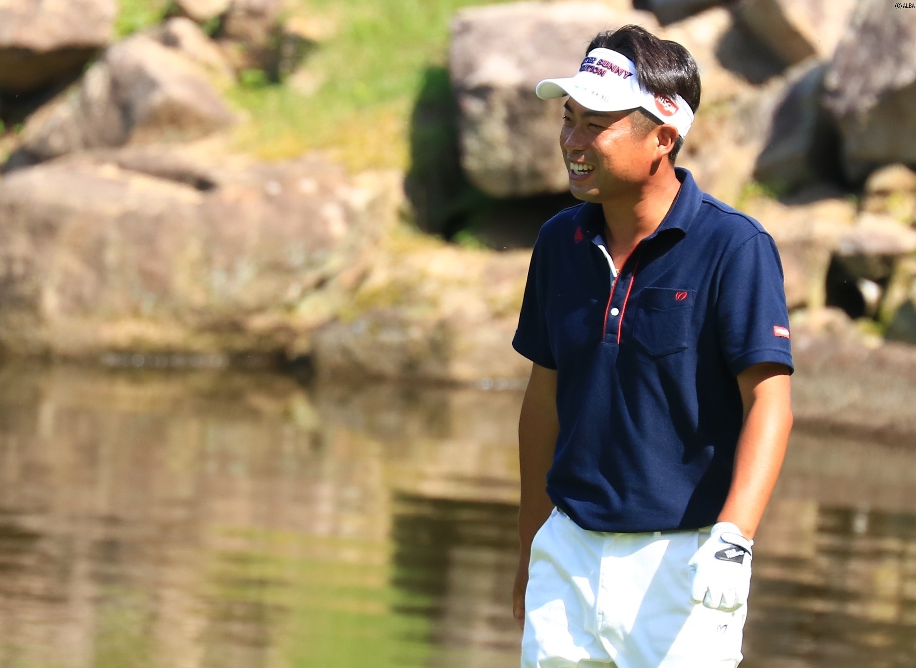 笑顔で最終調整を行った池田勇太