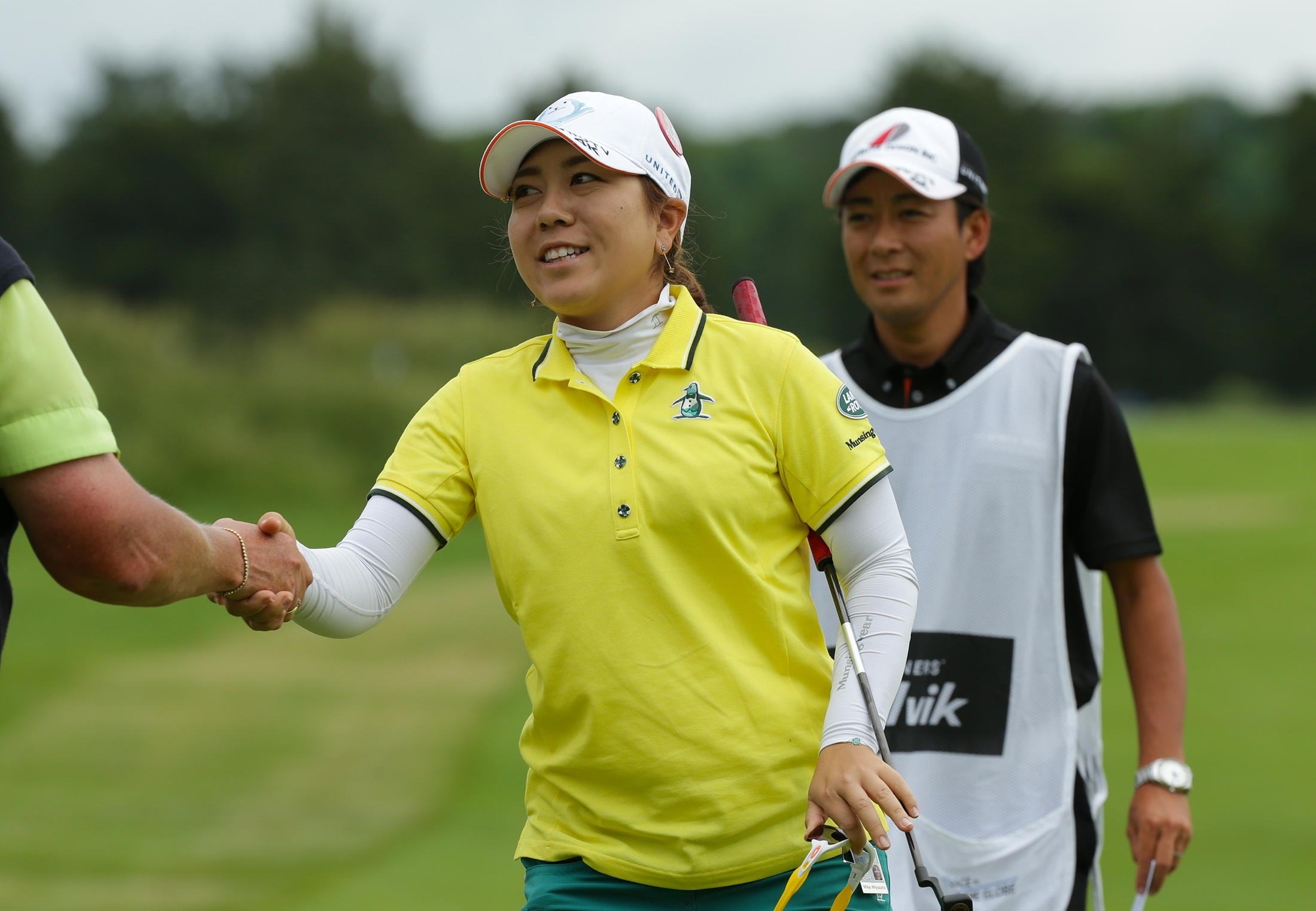 猛チャージでのベスト10フィニッシュに笑顔を見せる宮里美香（撮影：GettyImages）