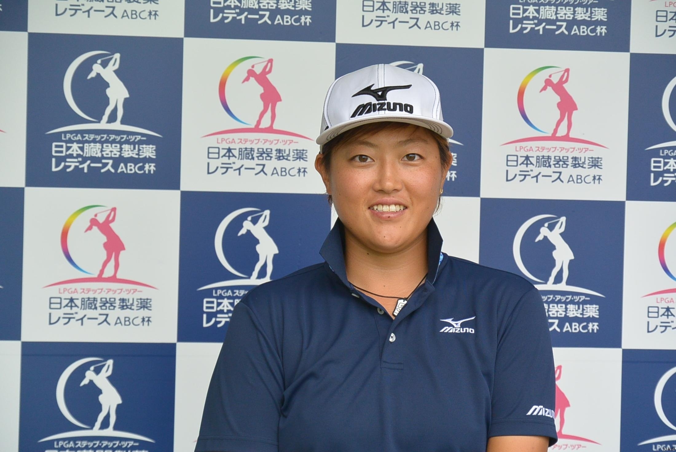 初日、4アンダーで首位に立った工藤遥加（写真提供：LPGA）