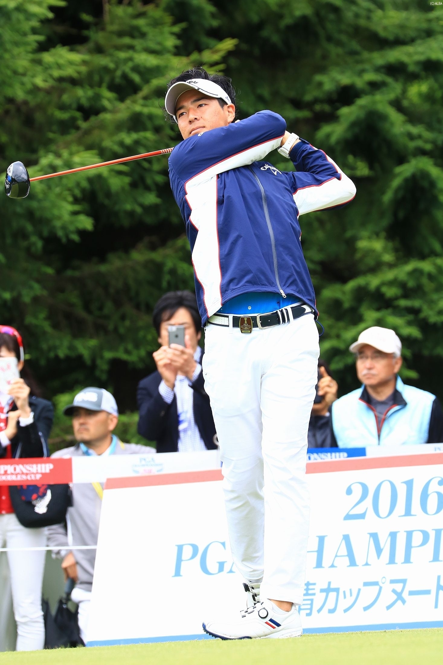 火曜から投入している新ドライバーで復帰戦に挑む石川遼（撮影：ALBA）