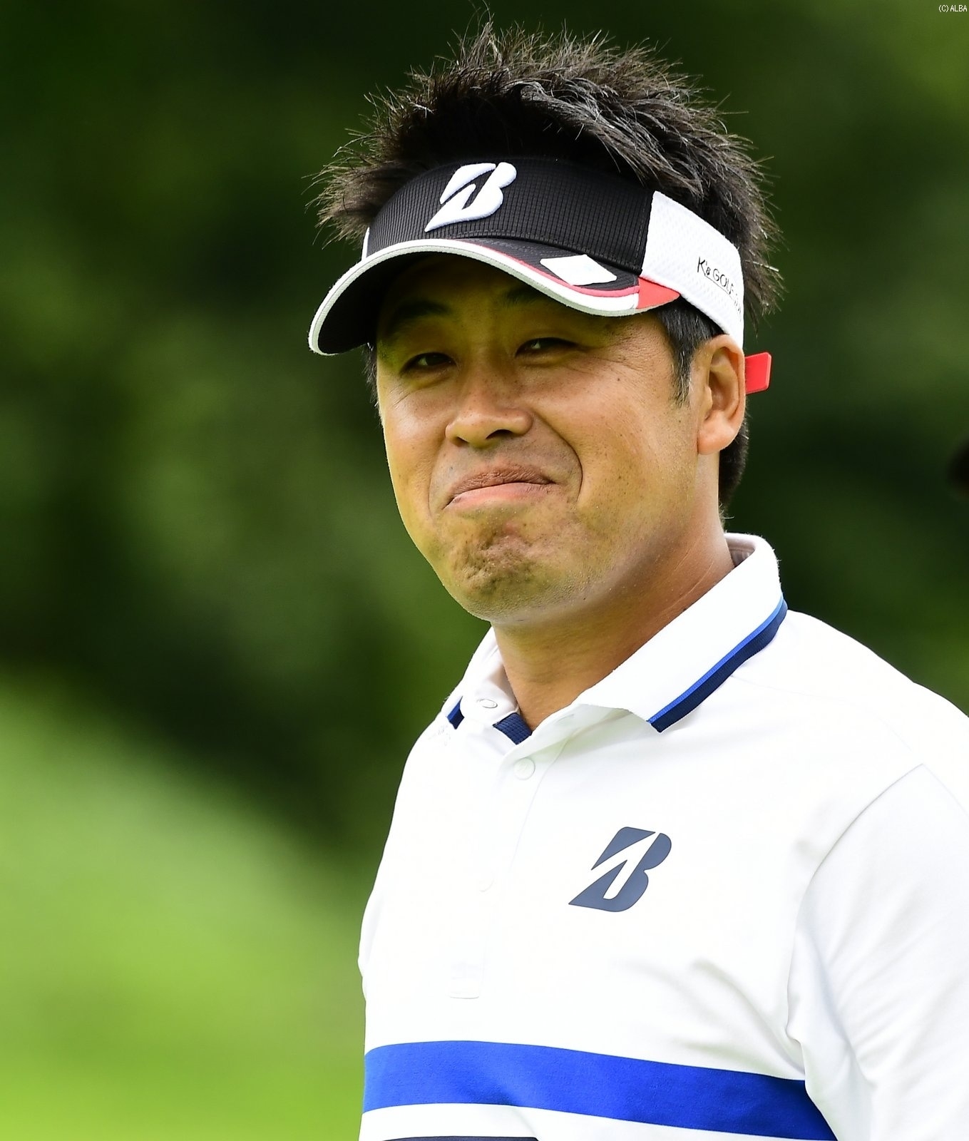 「お世話になった人たちに恩返しを」と話す岩本、41歳の苦労人が初のツアー優勝を目指す（撮影：上山敬太）