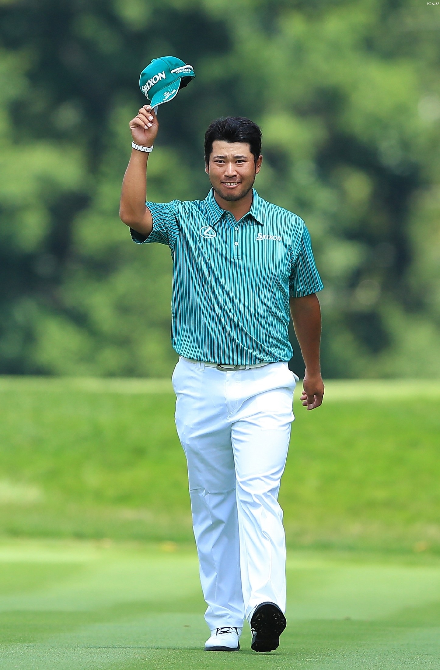首位とは5打差！久々にメジャーの決勝ラウンドを戦う松山英樹（撮影：岩本芳弘）