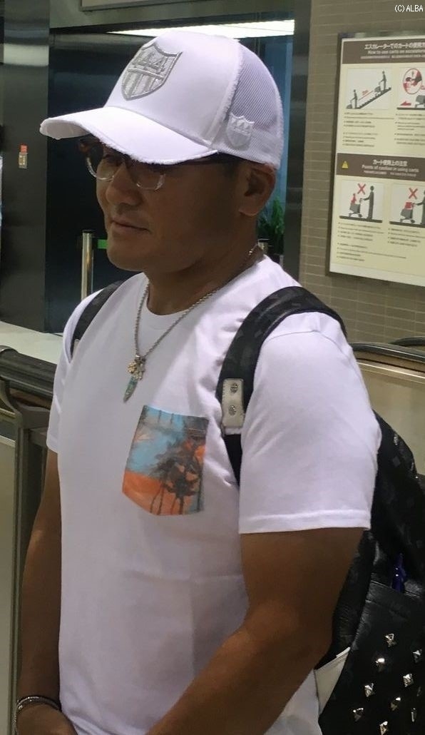 フライト前の丸山茂樹、「今回成功させて、未来につなげていきたい」と東京五輪も見据えていた（撮影：ALBA）