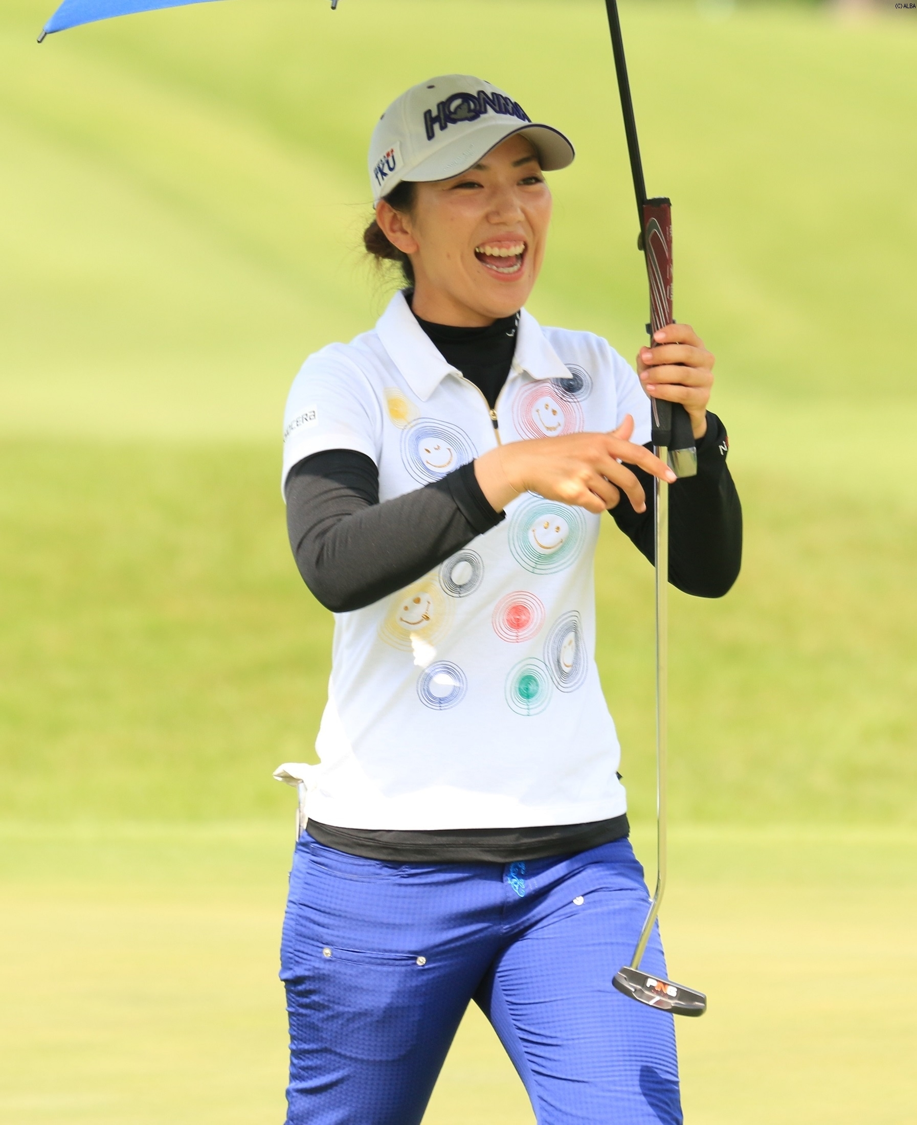 嬉しい今季初優勝を地元で飾った笠りつ子　勢いそのままに連勝なるか（撮影：ALBA）