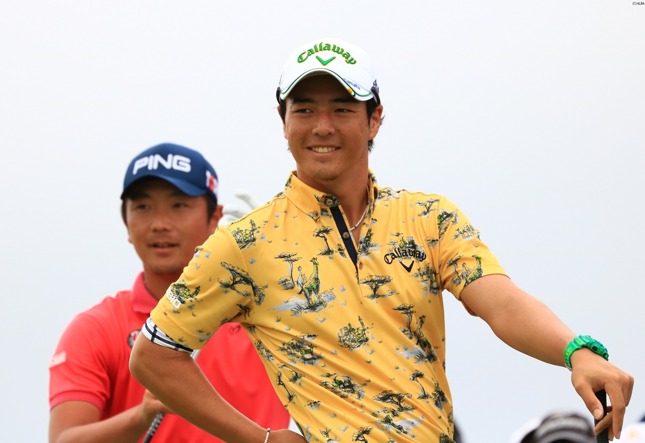 10アンダー単独首位で大会を折り返した石川遼(撮影:ALBA)